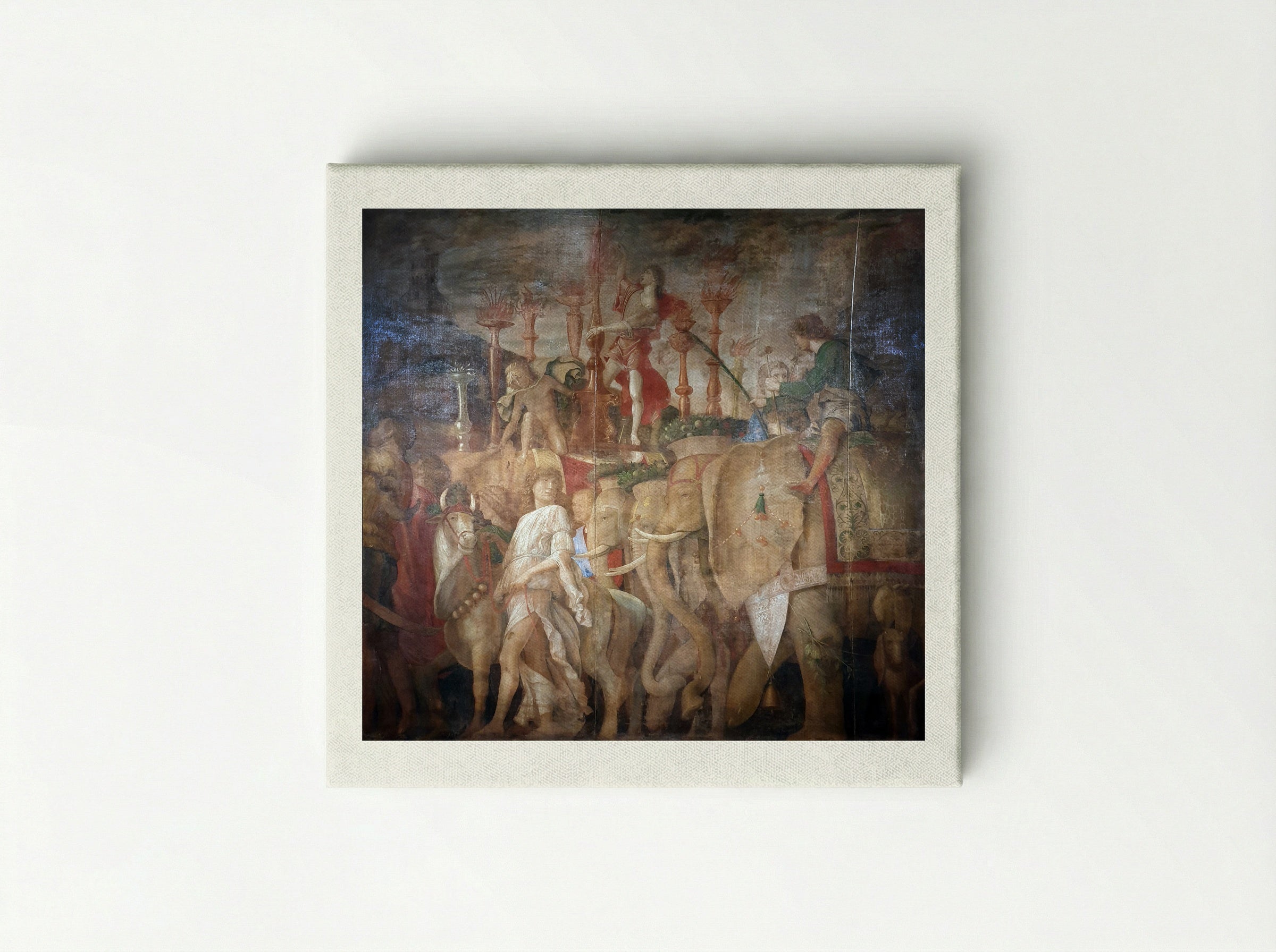 Triumph of Caesar: The Elephants - Andrea Mantegna - Canvas