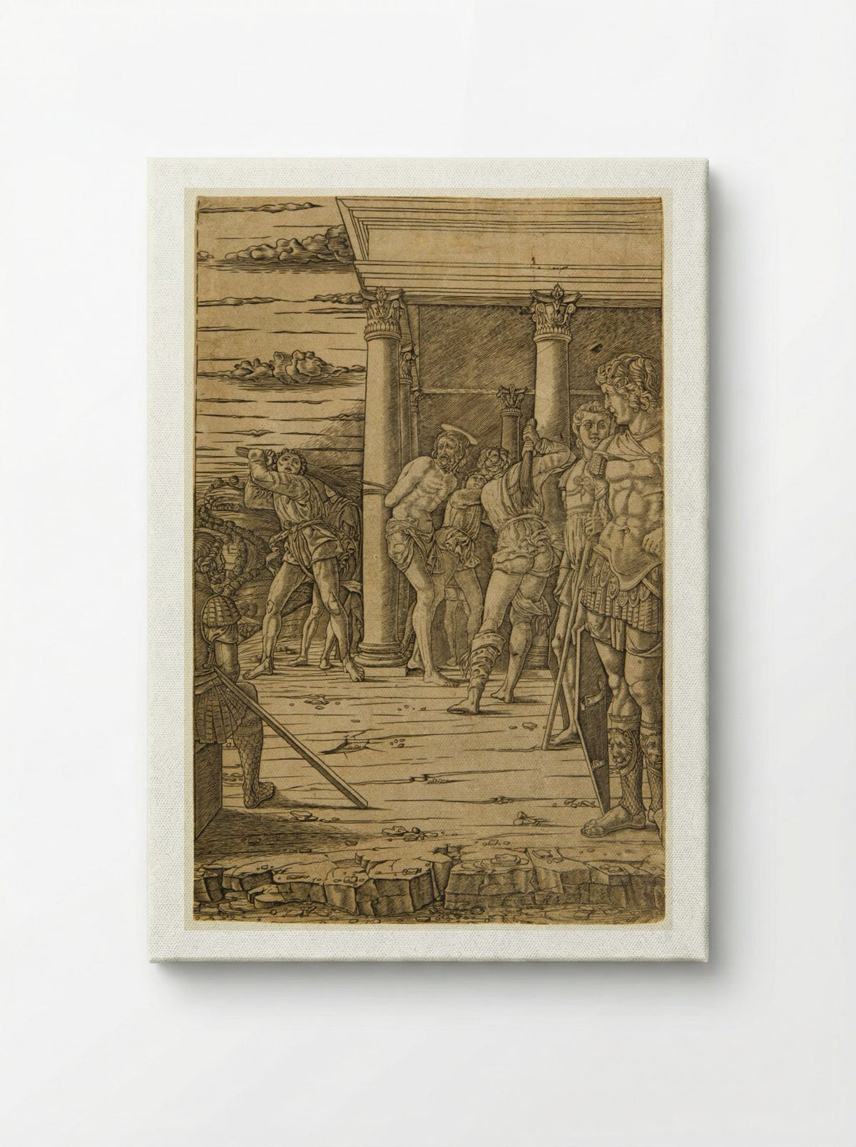 The Flagellation - Andrea Mantegna - Canvas