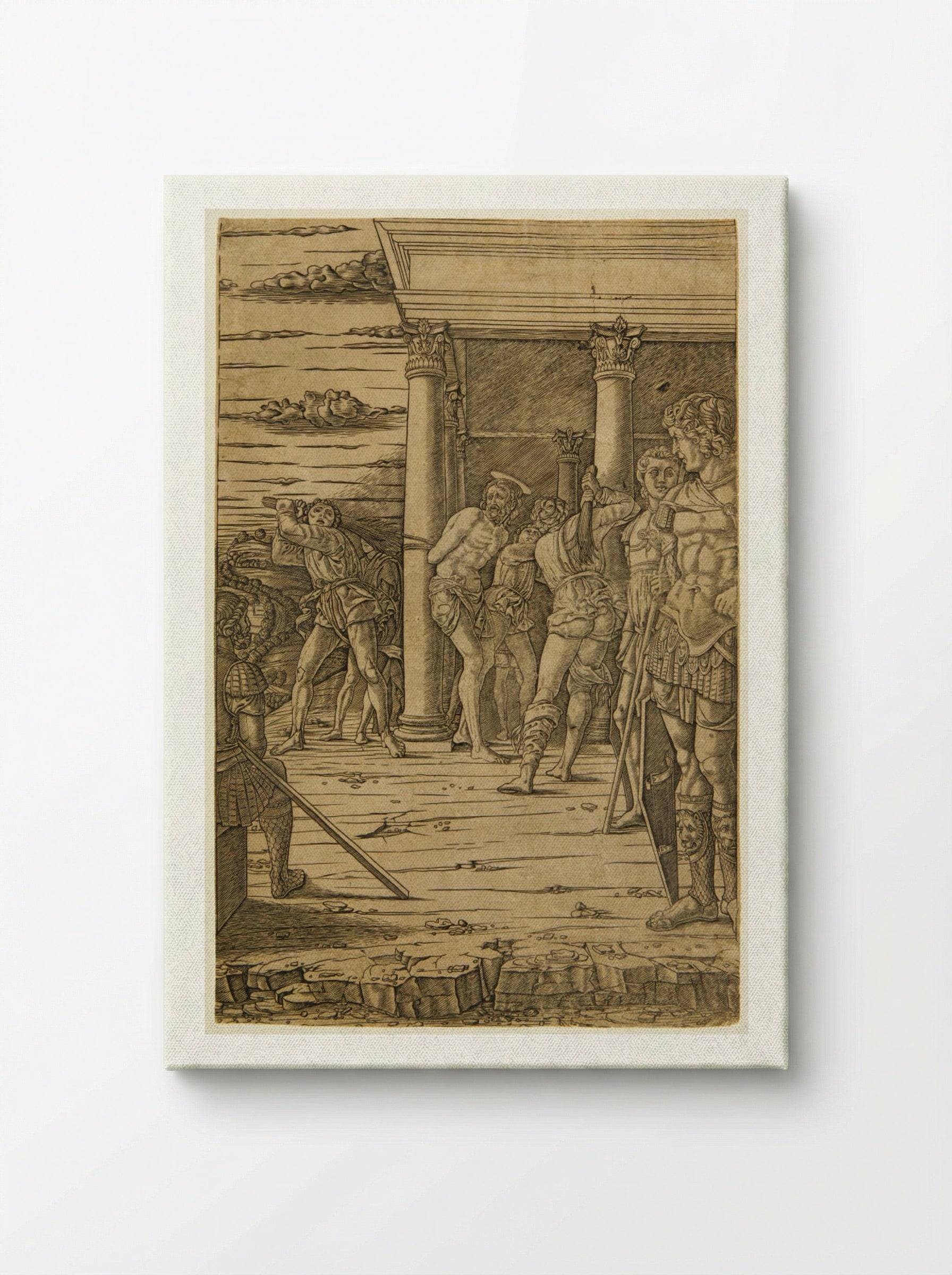 The Flagellation - Andrea Mantegna - Canvas