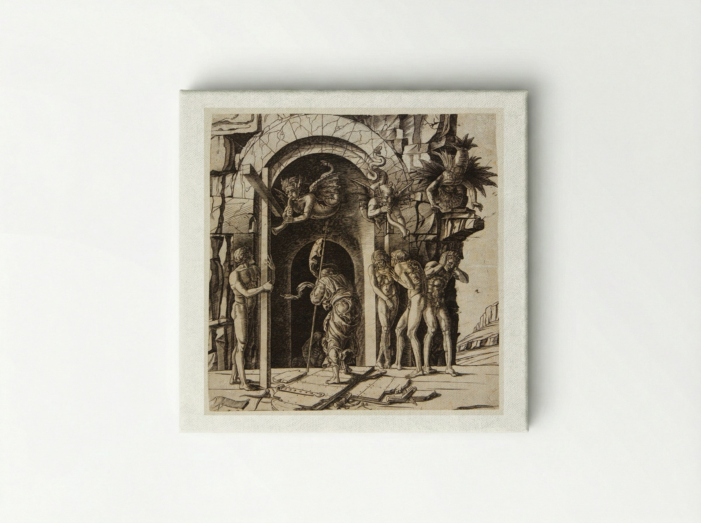 Christ Descending into Hell - Andrea Mantegna - Canvas