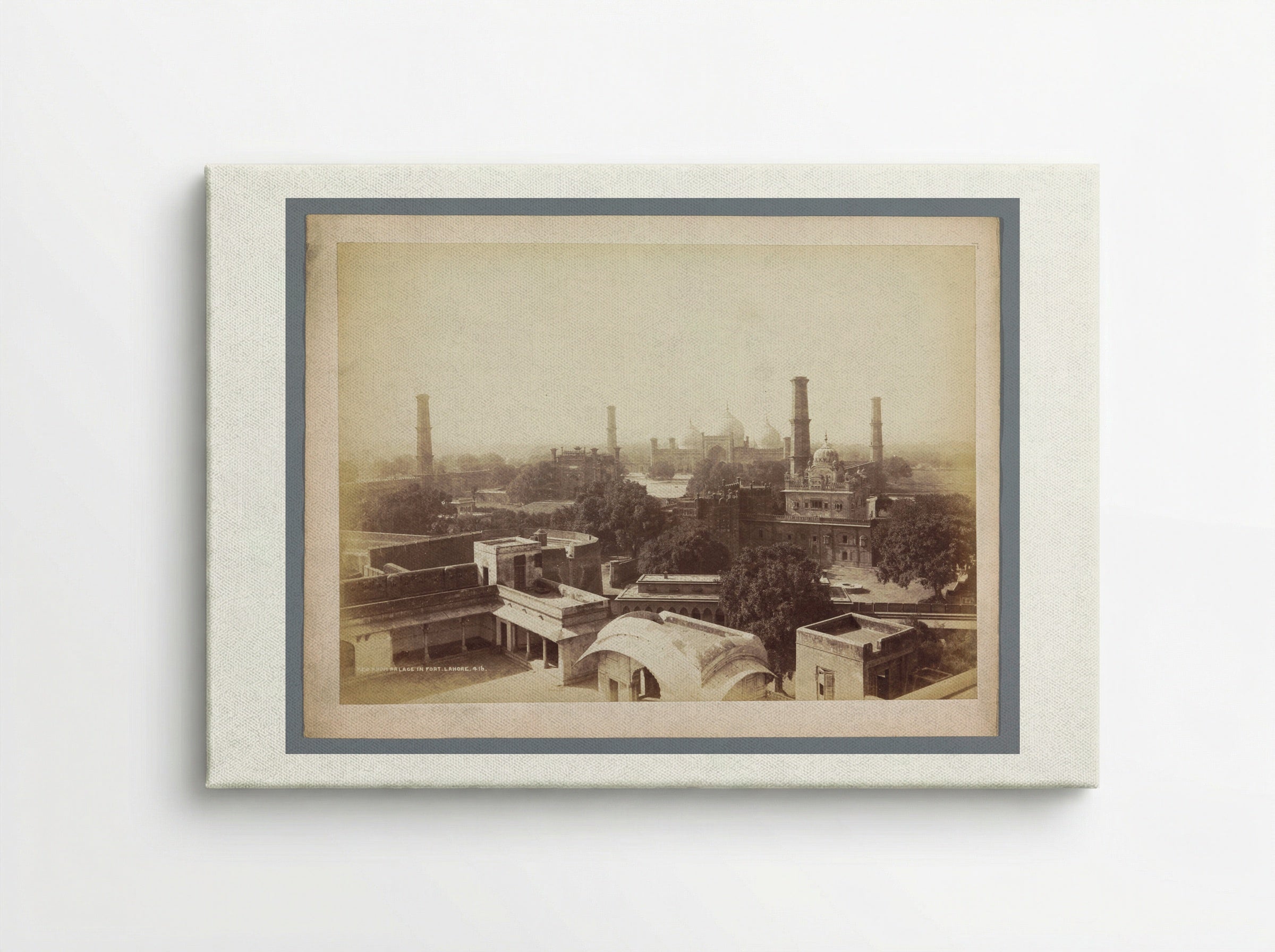 View from Palace in Fort Lahore - Samuel Bourne - Canvas