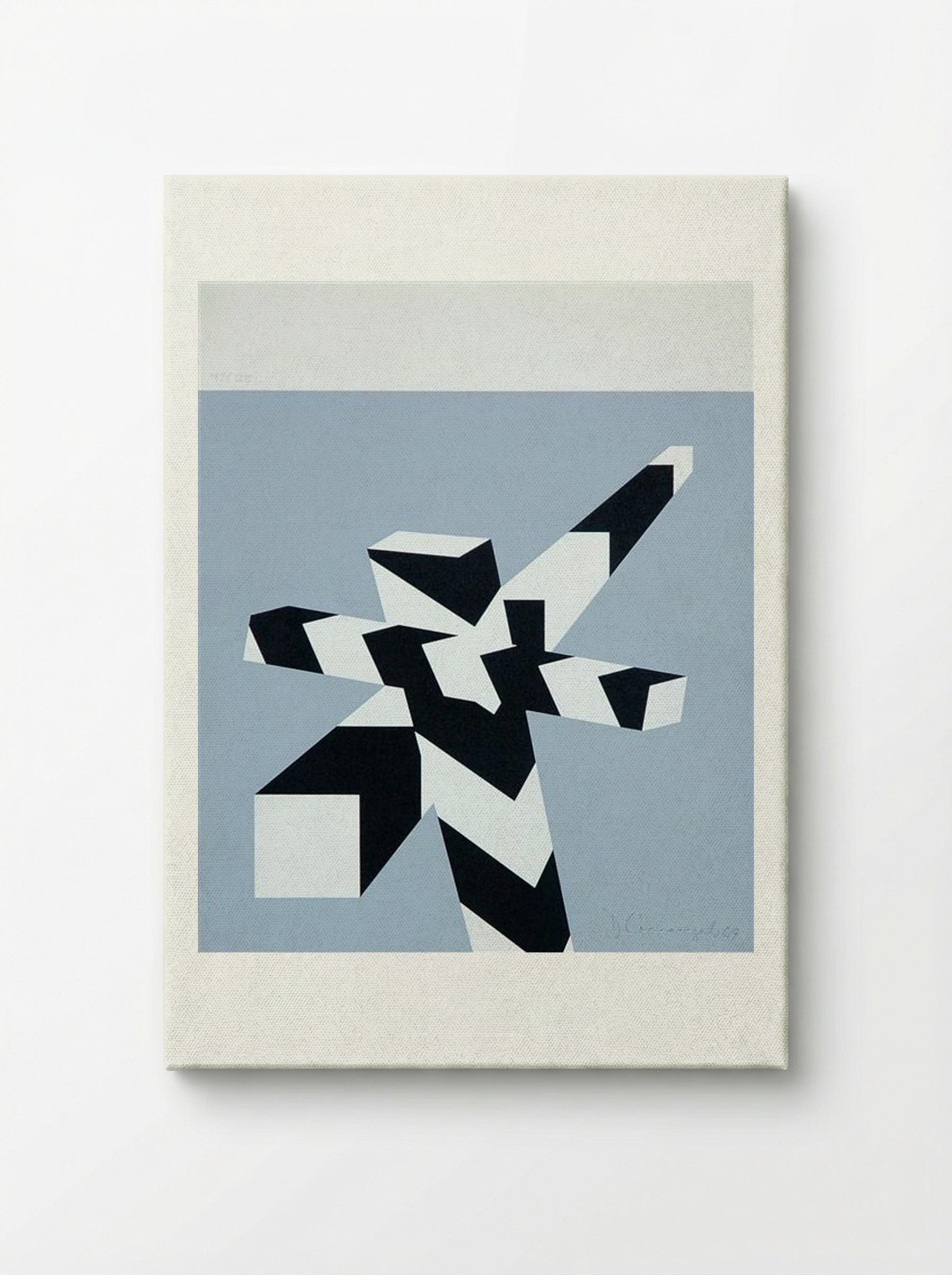 April - Allan D'Arcangelo - Canvas