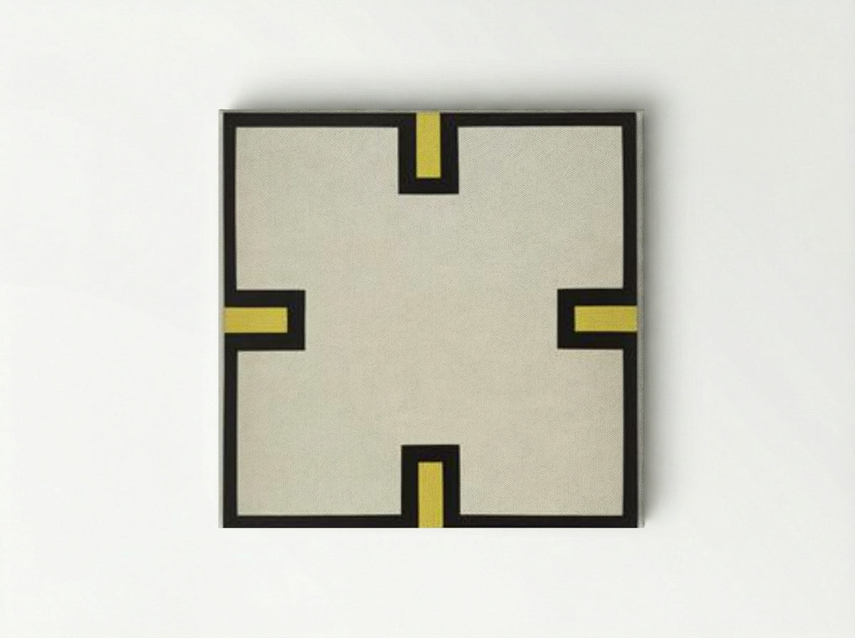 Maltese Cross - Al Held - Canvas
