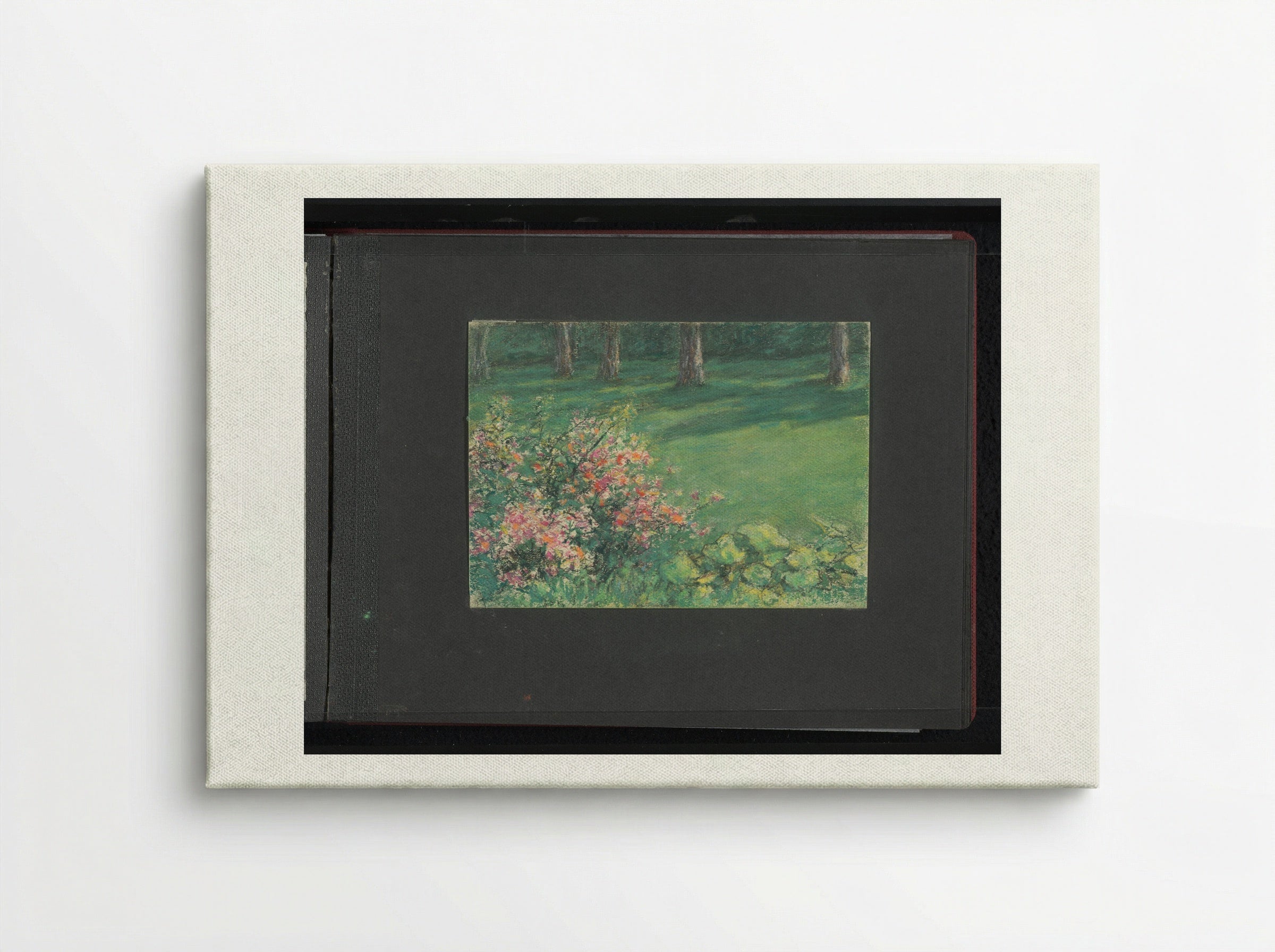 Veld met bloemen en bomen - Carel Nicolaas Storm van 's-Gravesande - Canvas