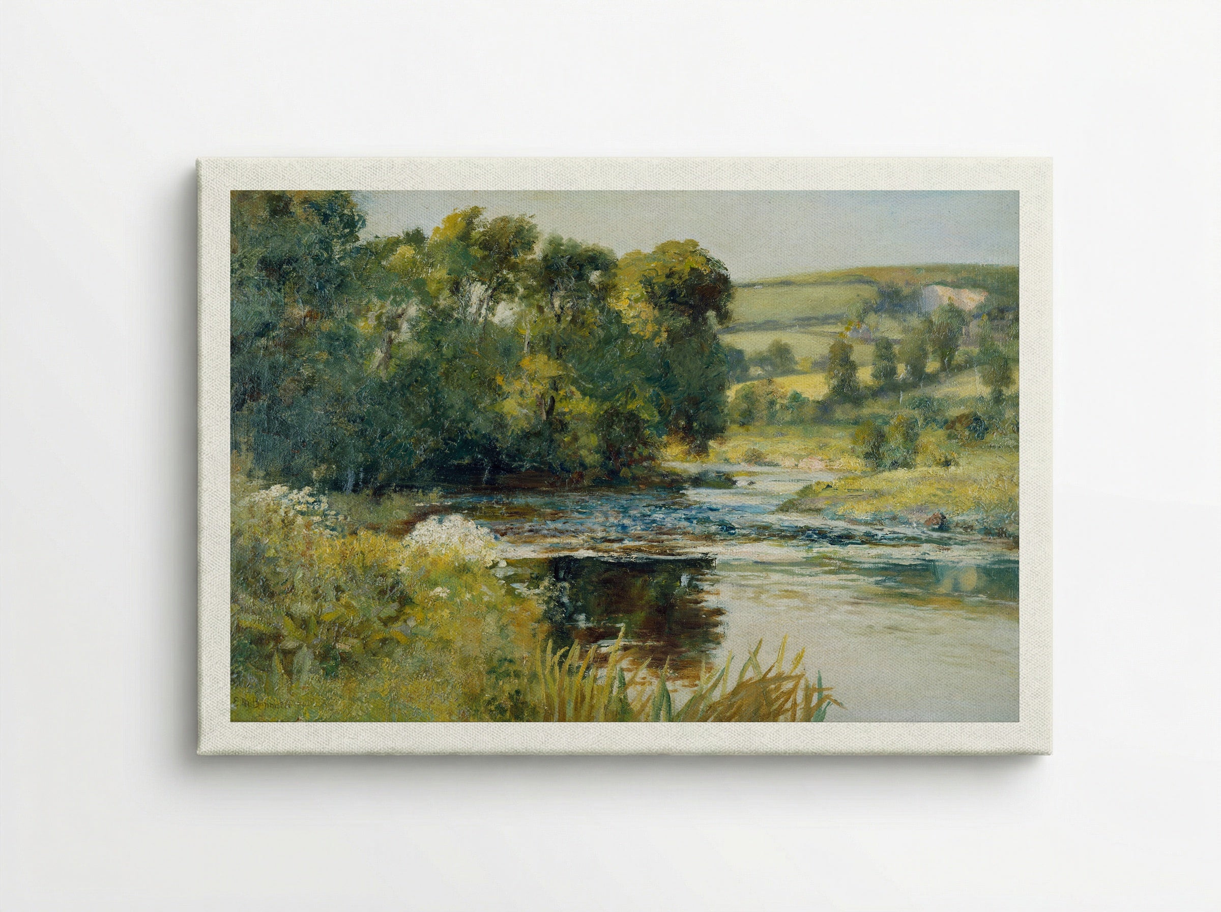 Streamside - Edward Mitchell Bannister - Canvas