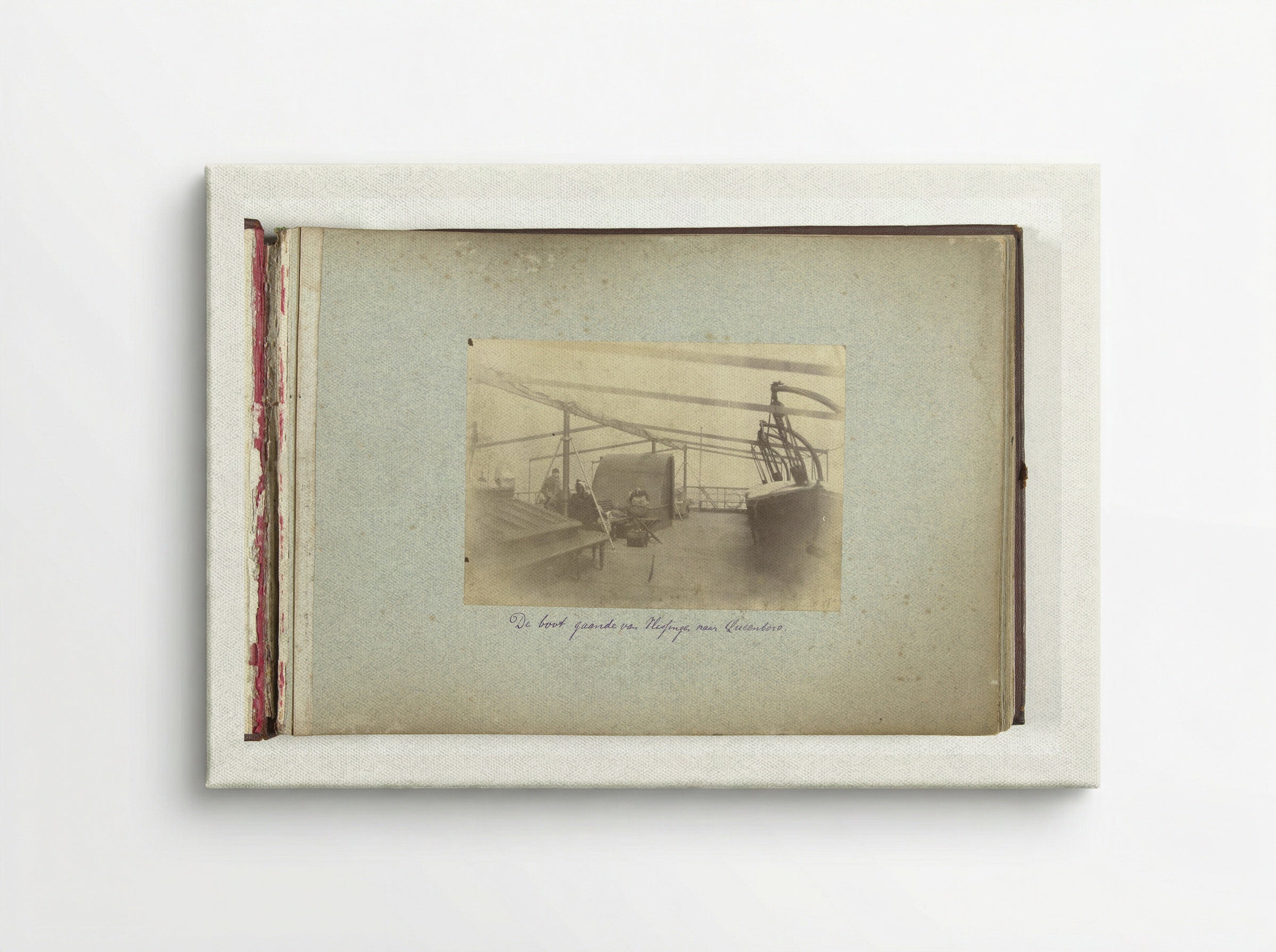 Dek van de boot tussen Vlissingen en Queensborough - Henry Pauw van Wieldrecht - Canvas
