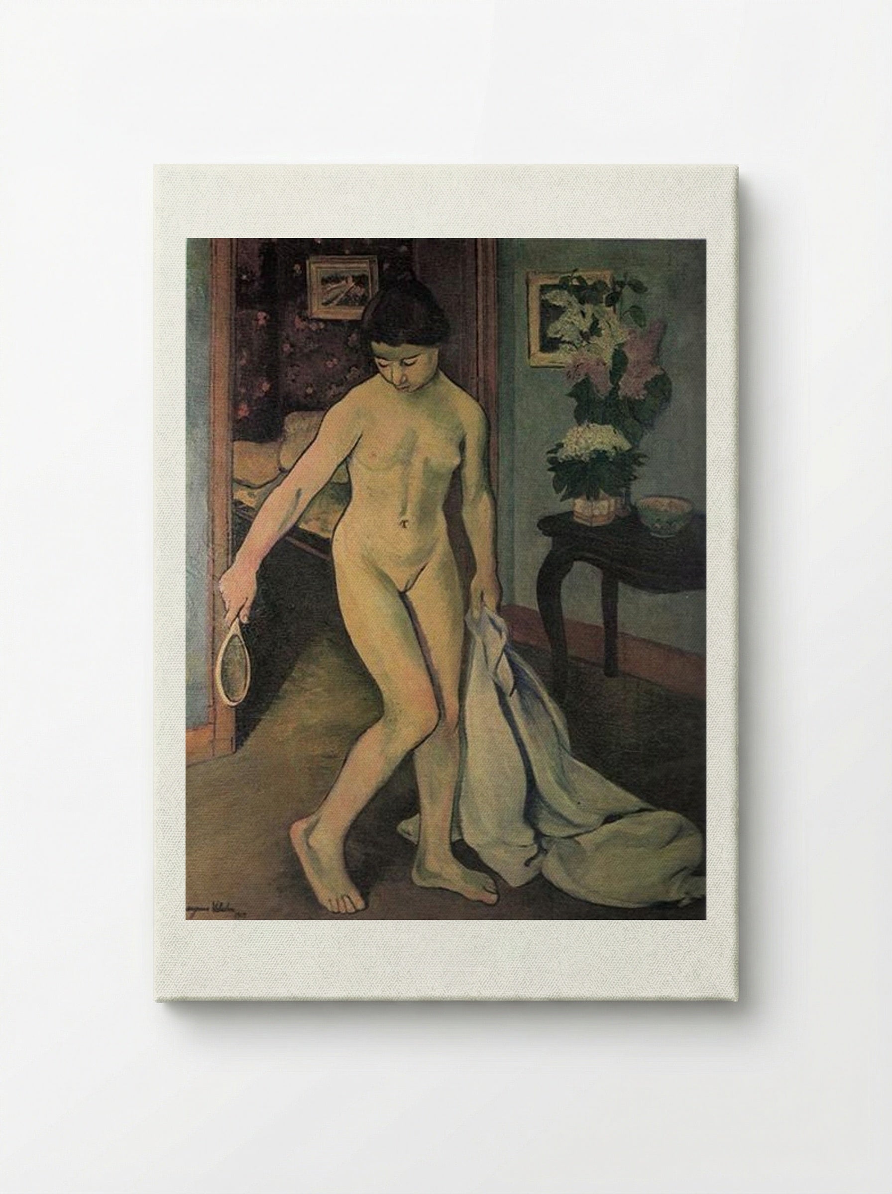 Nude at the Mirror - Suzanne Valadon - Canvas
