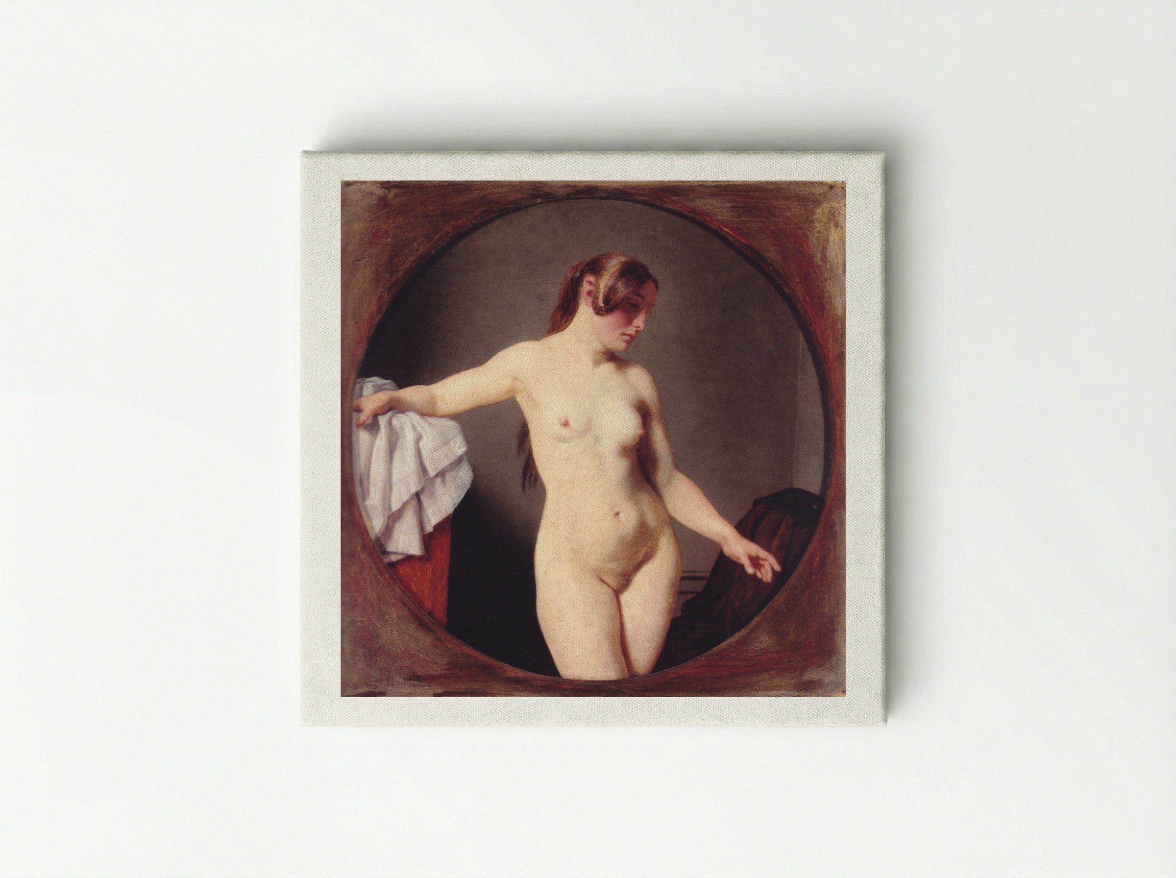 Female Model, Florentine - Christoffer Wilhelm Eckersberg - Canvas