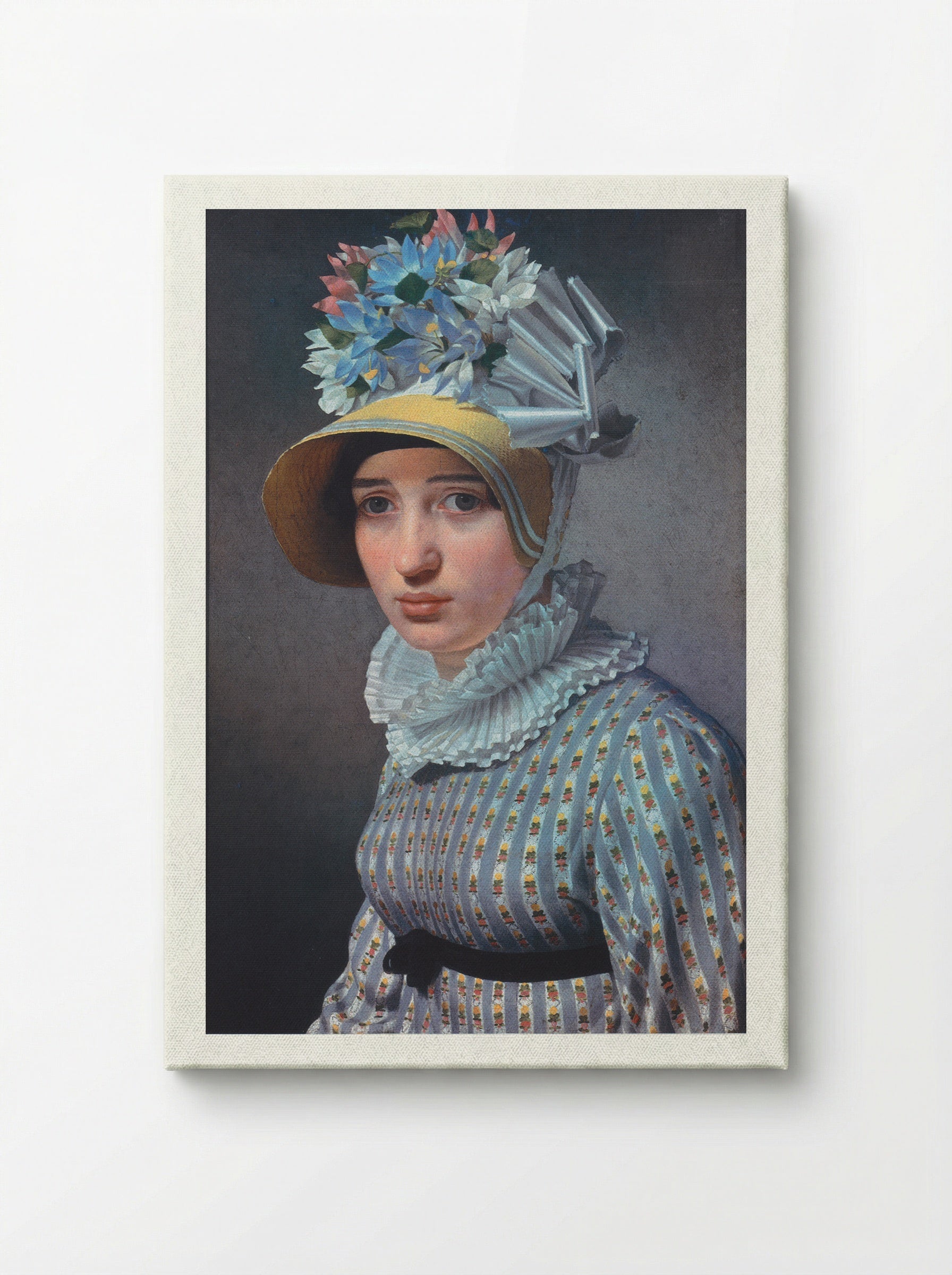 Portrait of Anna Maria Magnani - Christoffer Wilhelm Eckersberg - Canvas