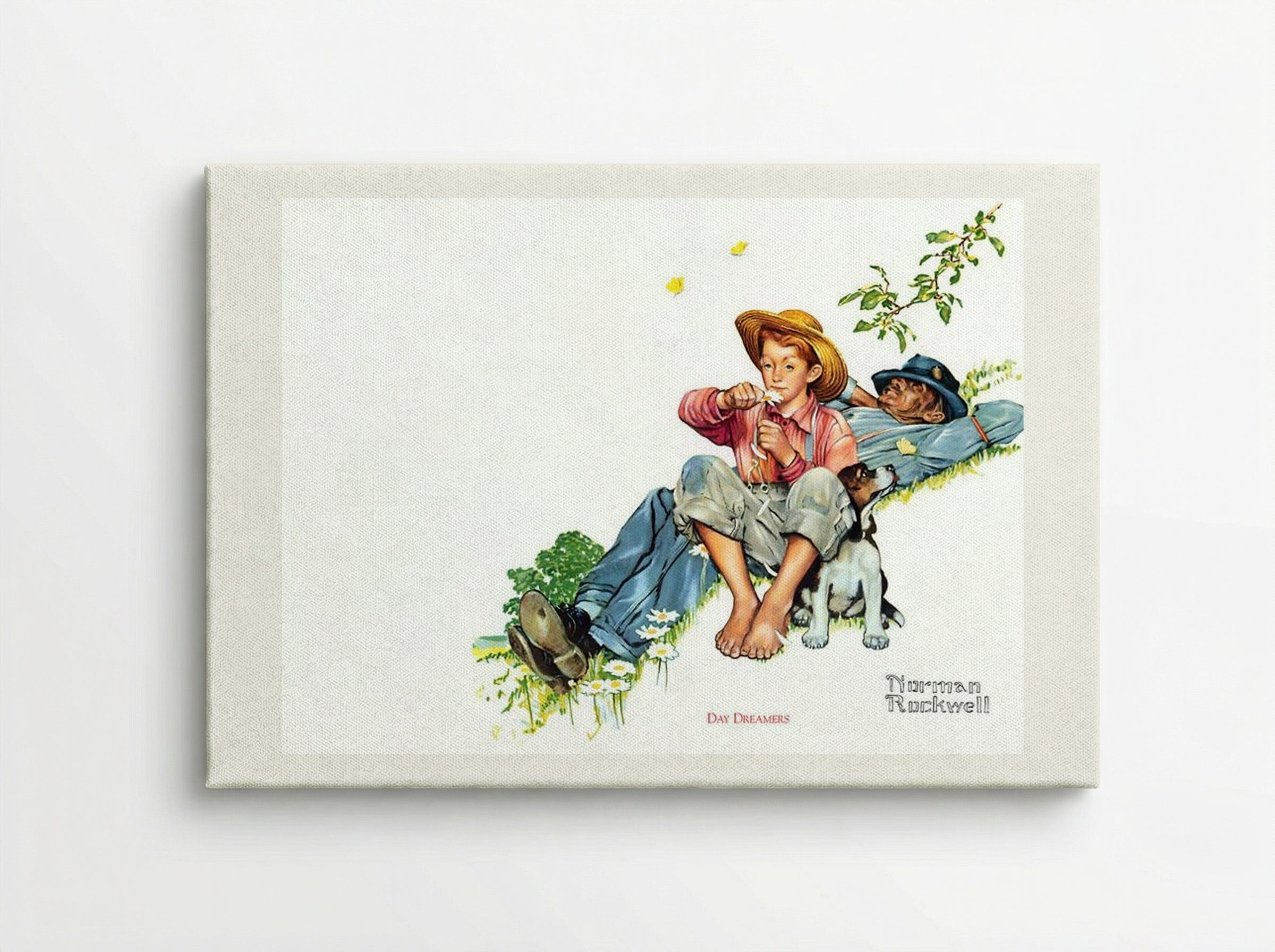 Day Dreamers - Norman Rockwell - Canvas