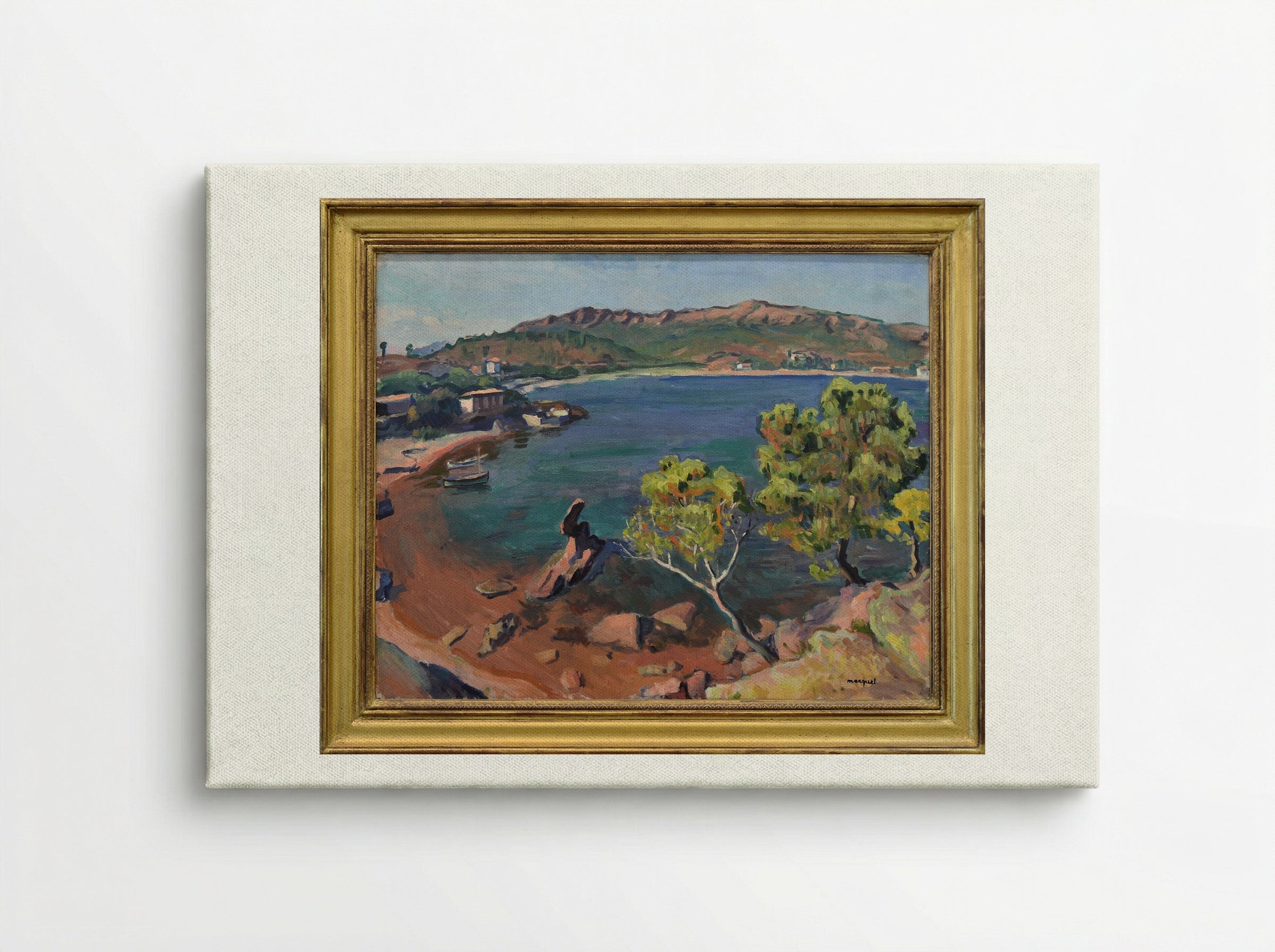 View of Agay - Albert Marquet - Canvas