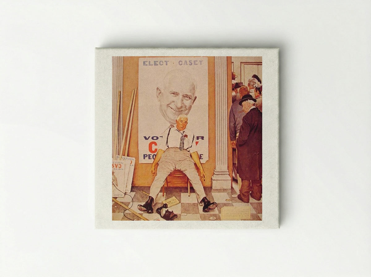 Before and After - Norman Rockwell - Canvas