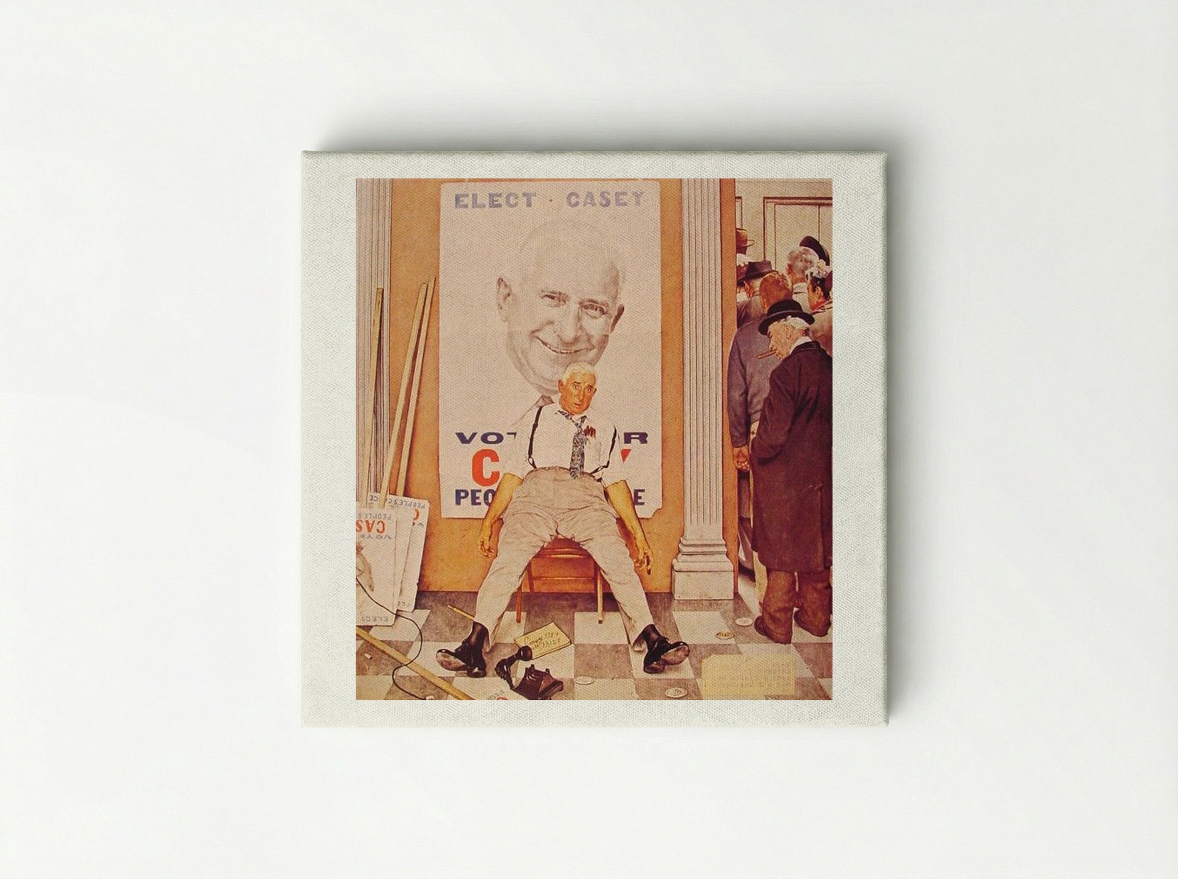 Before and After - Norman Rockwell - Canvas