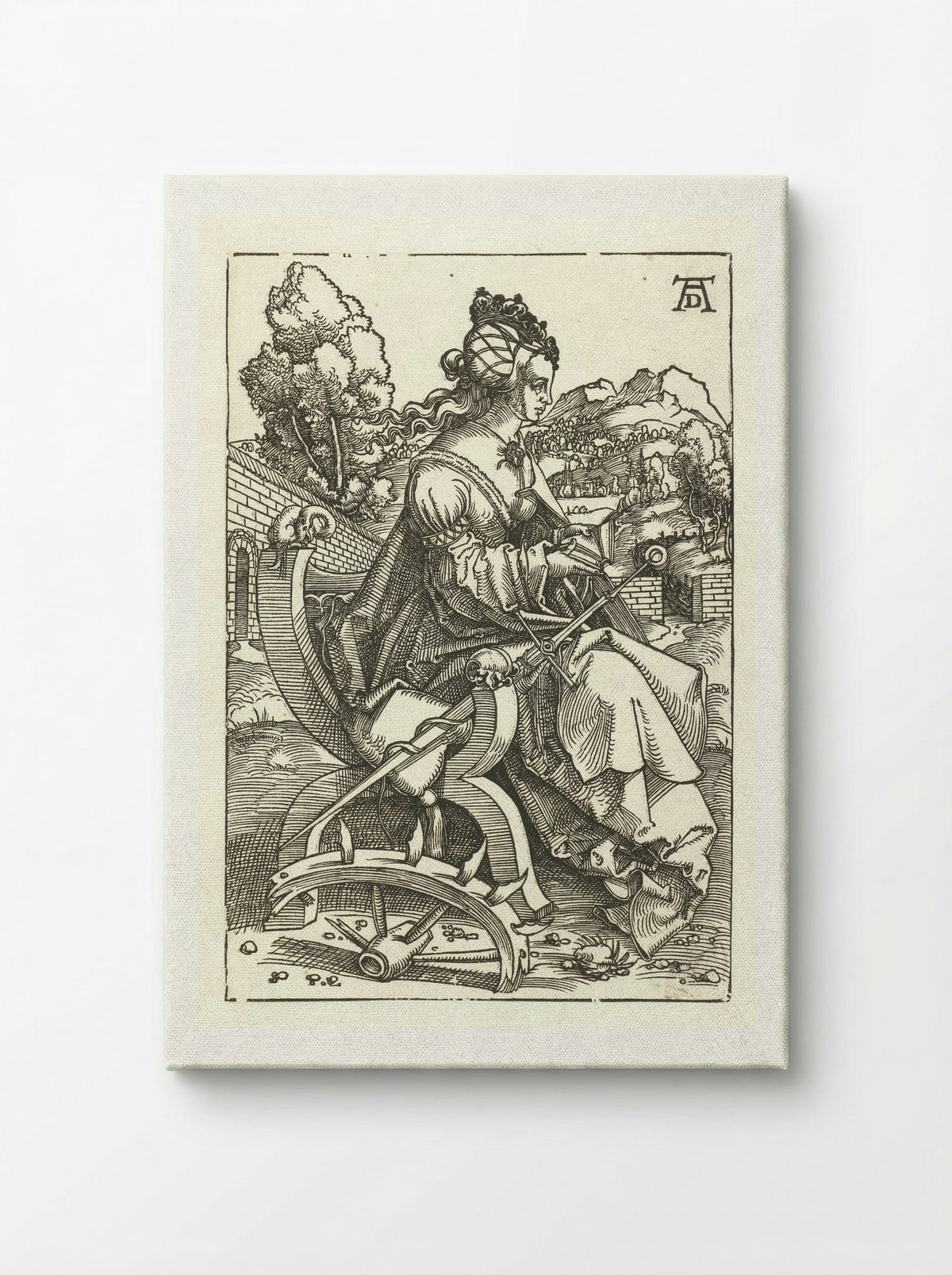 Saint Catherine - Albrecht Dürer - Canvas