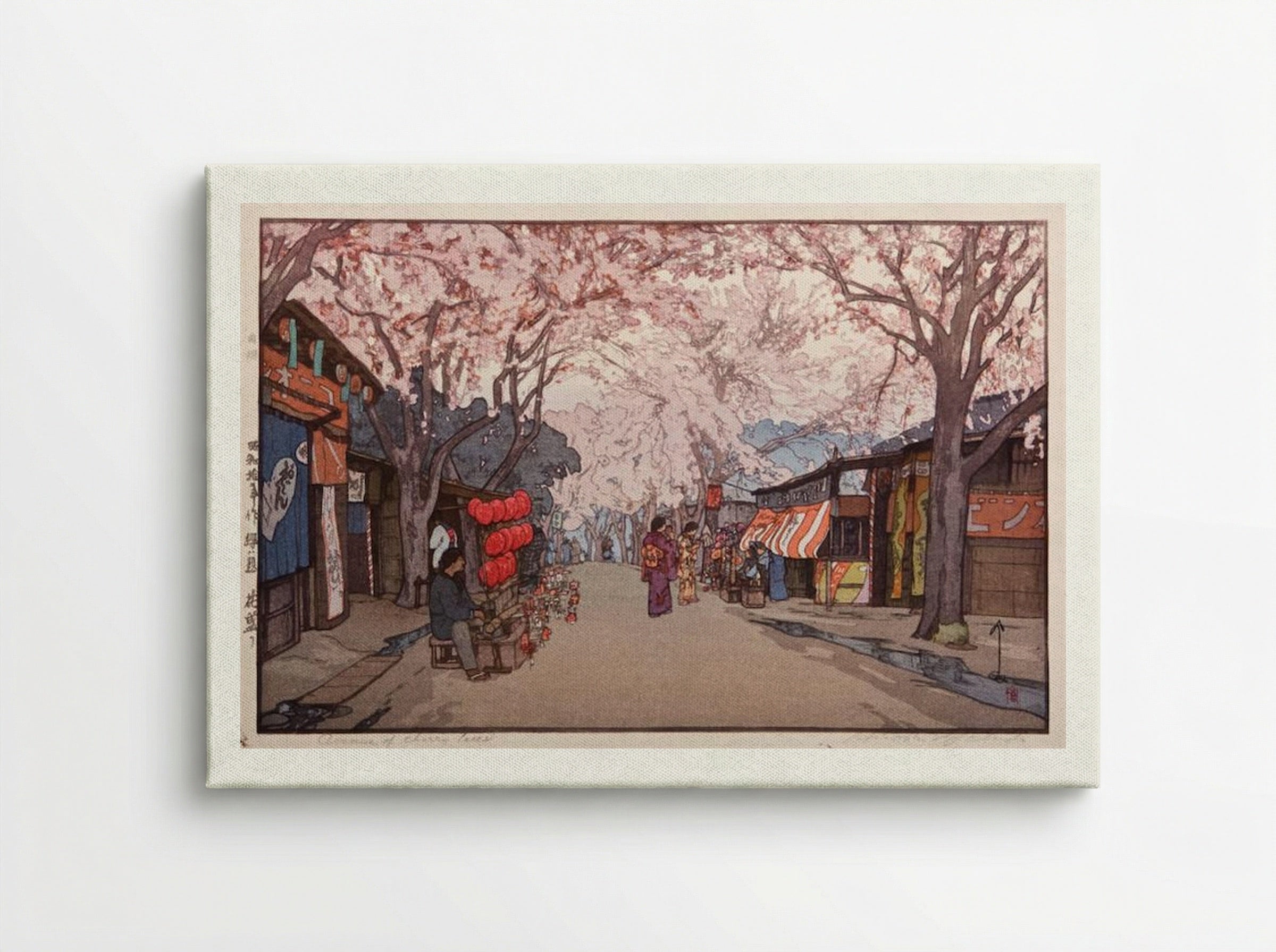 Avenue of Cherry Trees - Hiroshi Yoshida - Canvas