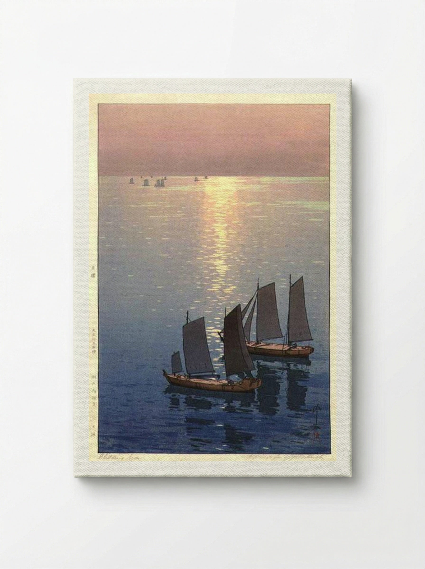Glittering Sea - Hiroshi Yoshida - Canvas