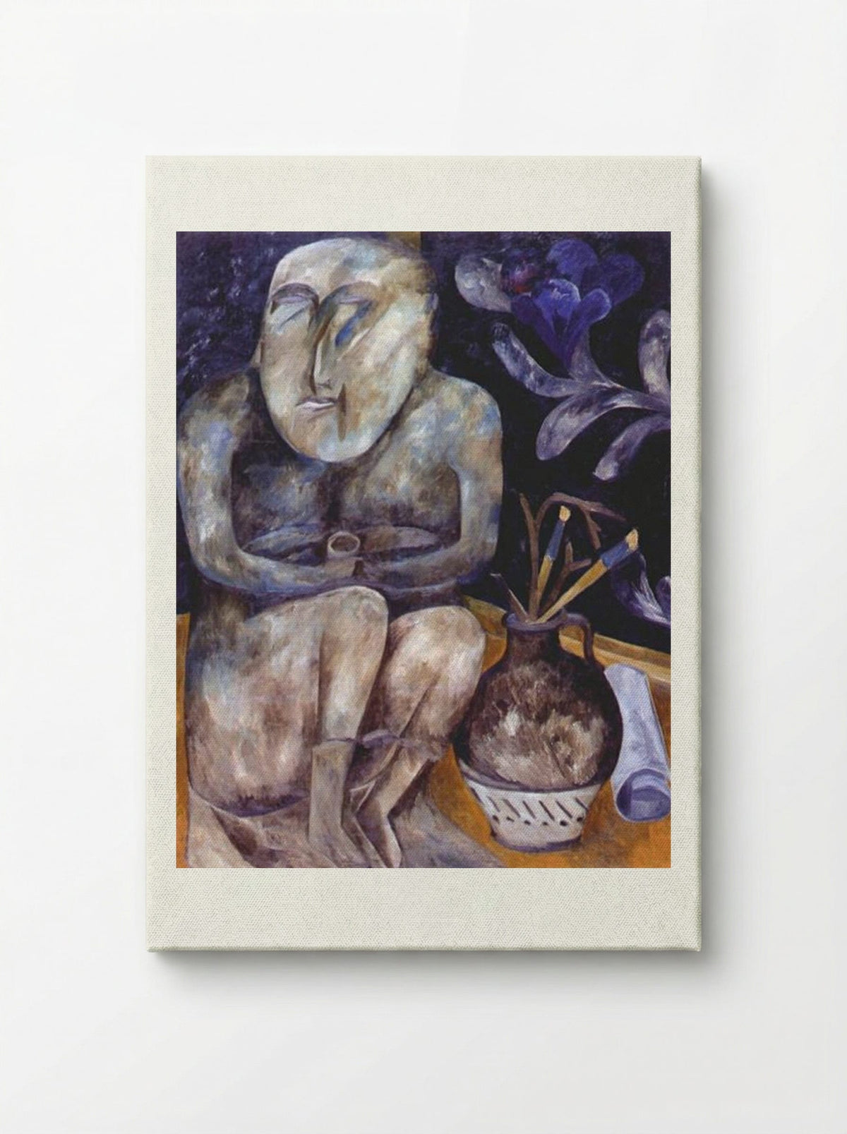 Stone Maiden (Still Life) - Natalia Goncharova - Canvas
