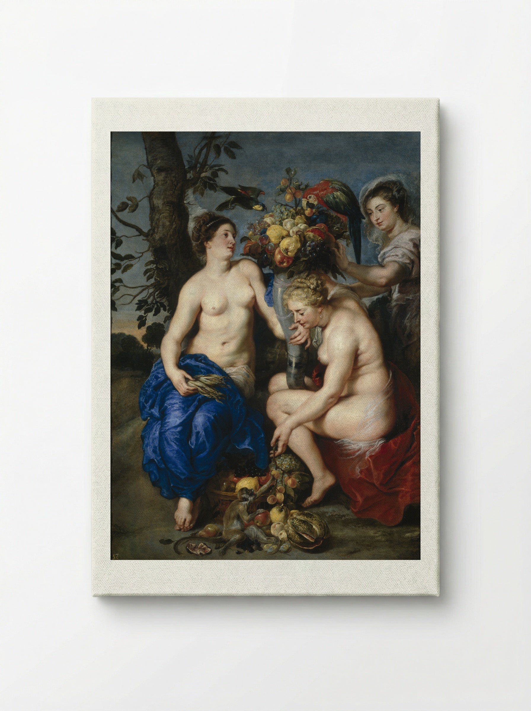 Ceres with two nymphs - Frans Snyders - Canvas