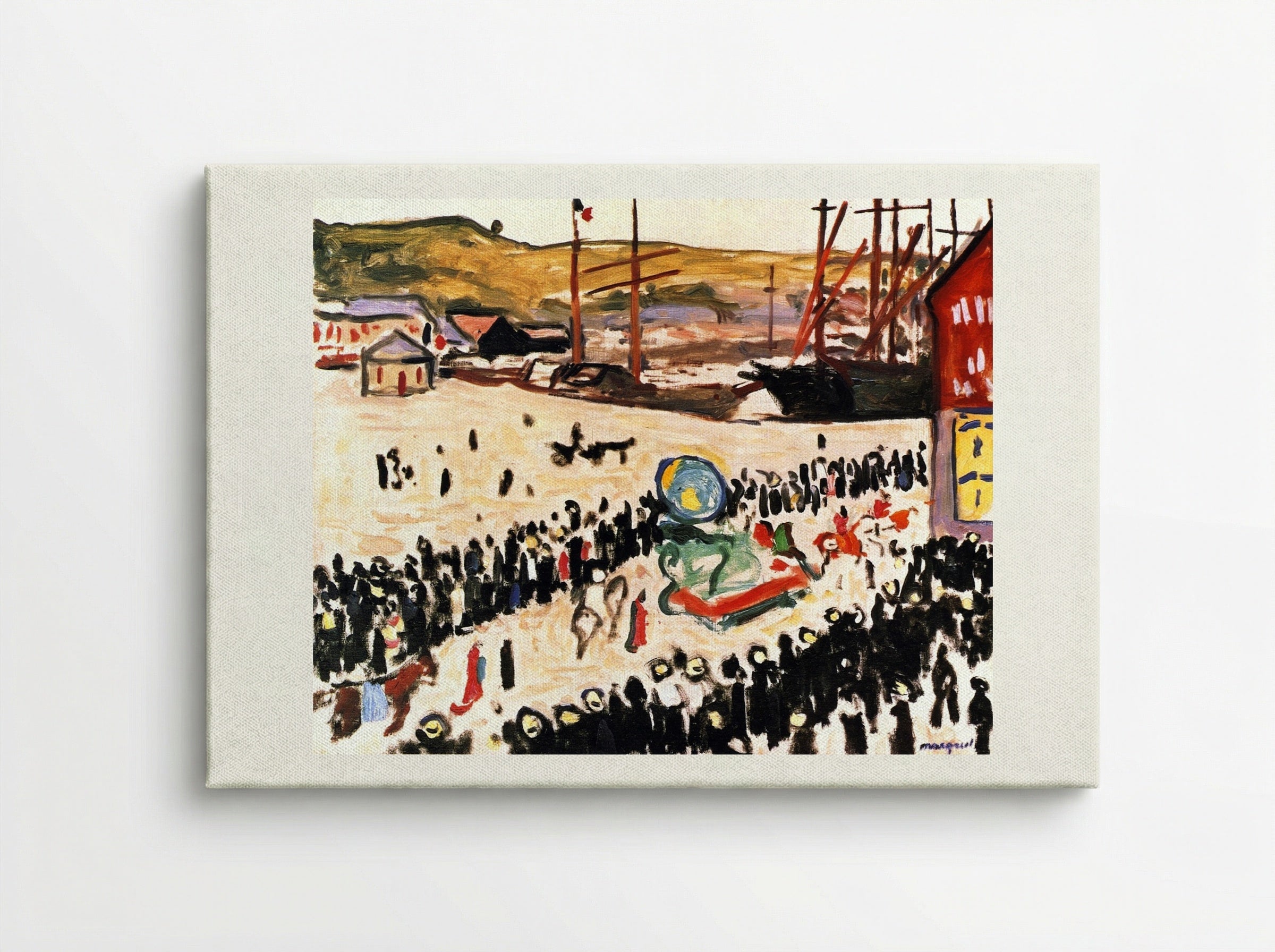 Carnival on the Beach - Albert Marquet - Canvas