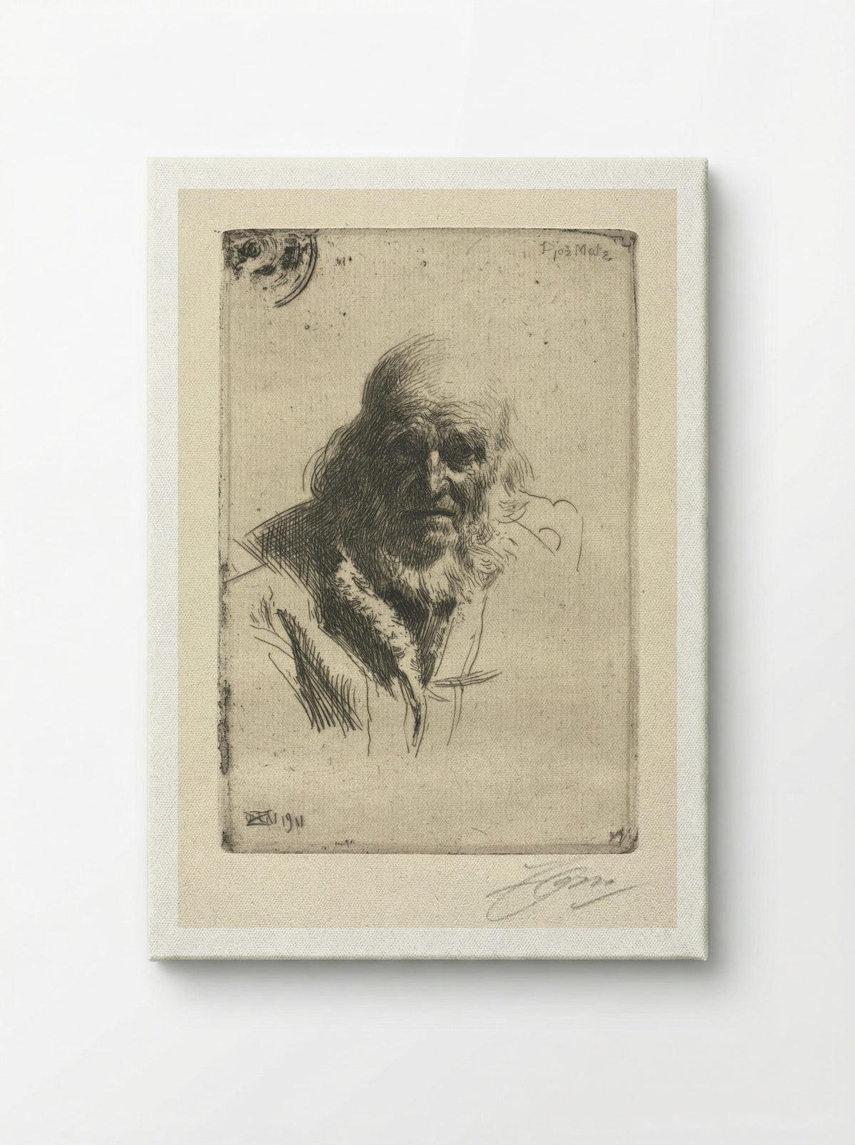 Djos Mats - Anders Zorn - Canvas