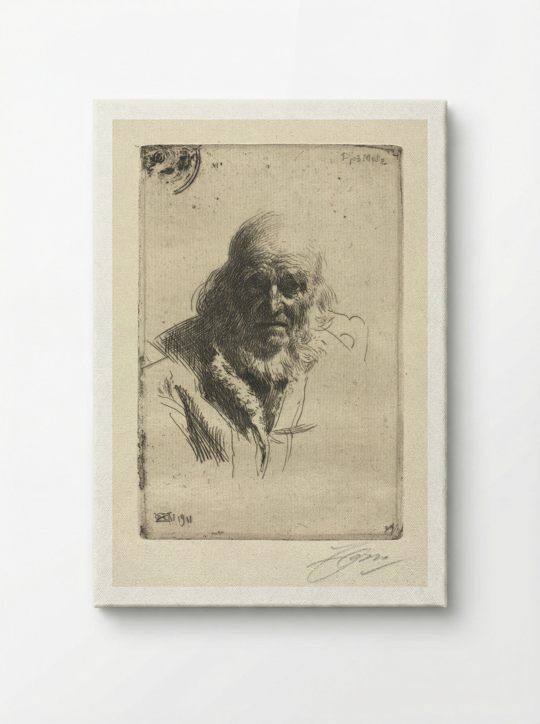 Djos Mats - Anders Zorn - Canvas