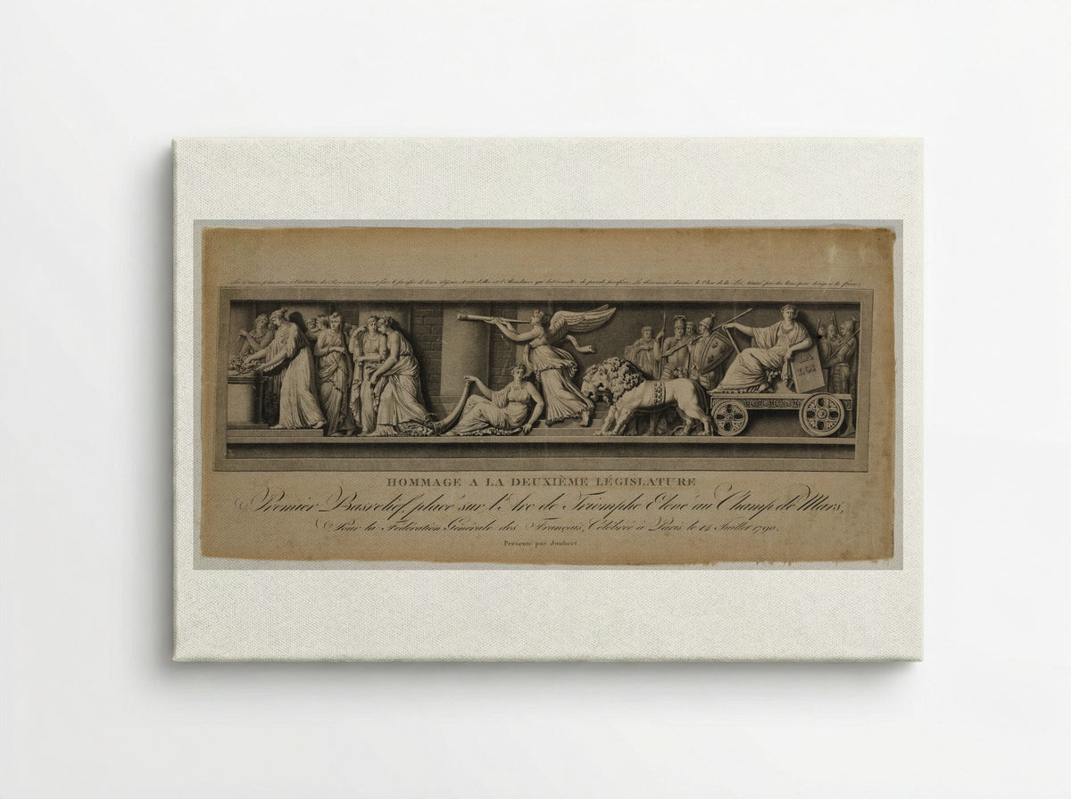 Homage to the Second Legislature - Jean Baptiste Lucien - Canvas