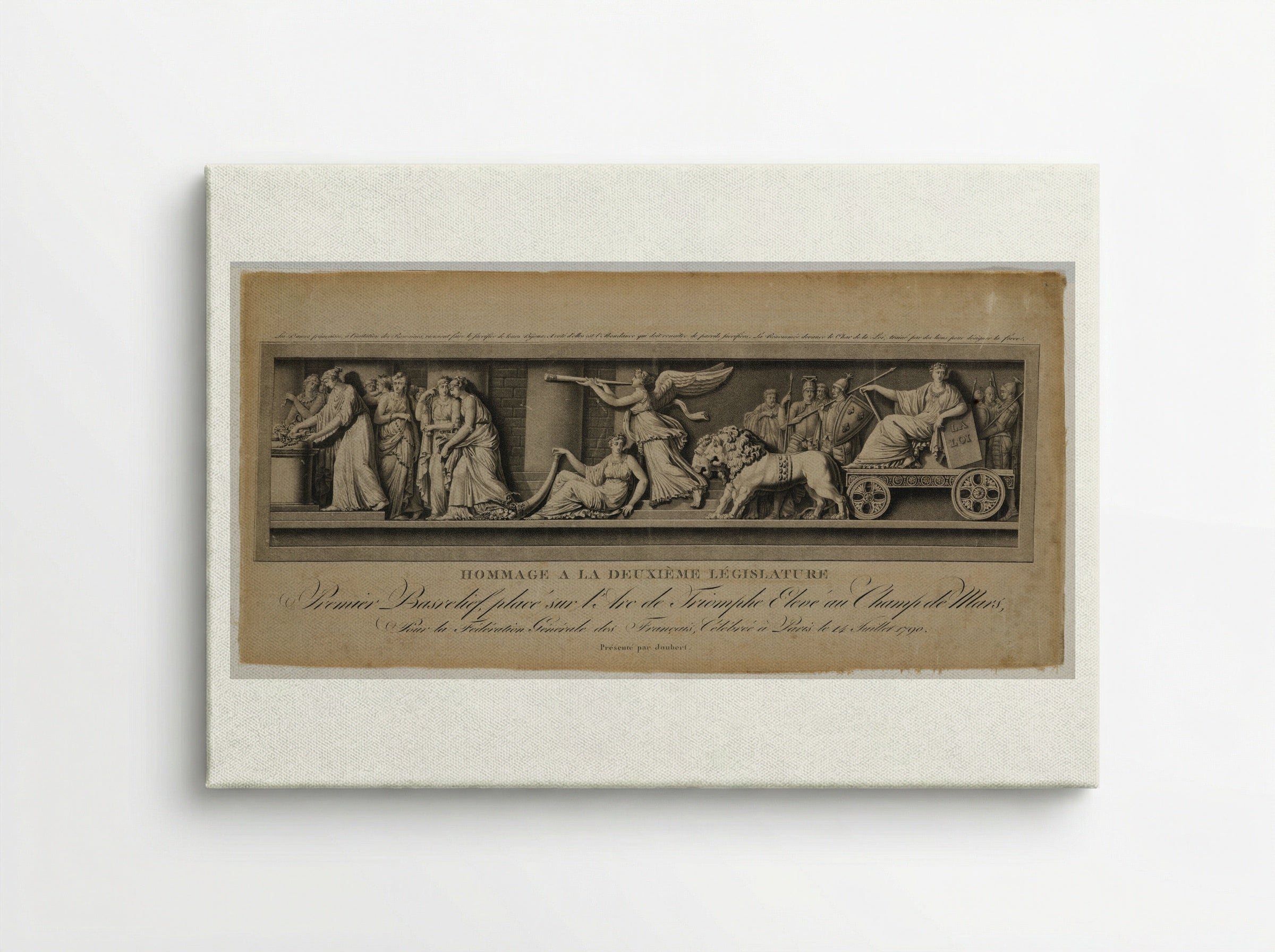 Homage to the Second Legislature - Jean Baptiste Lucien - Canvas
