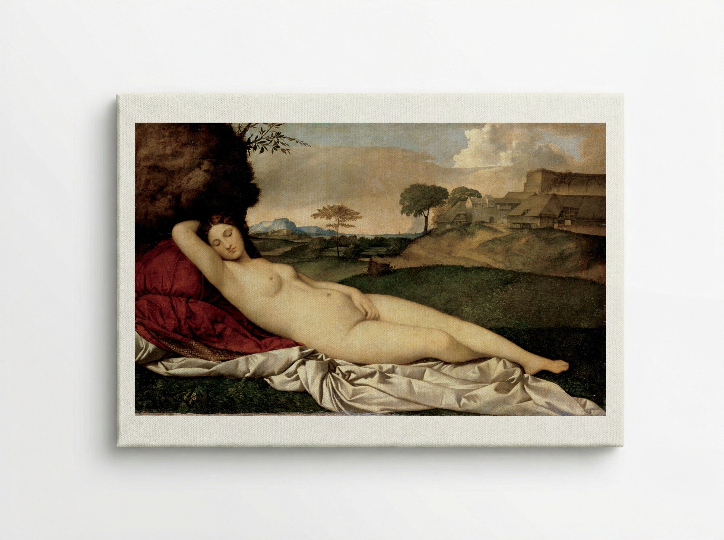The Sleeping Venus - Giorgione - Canvas