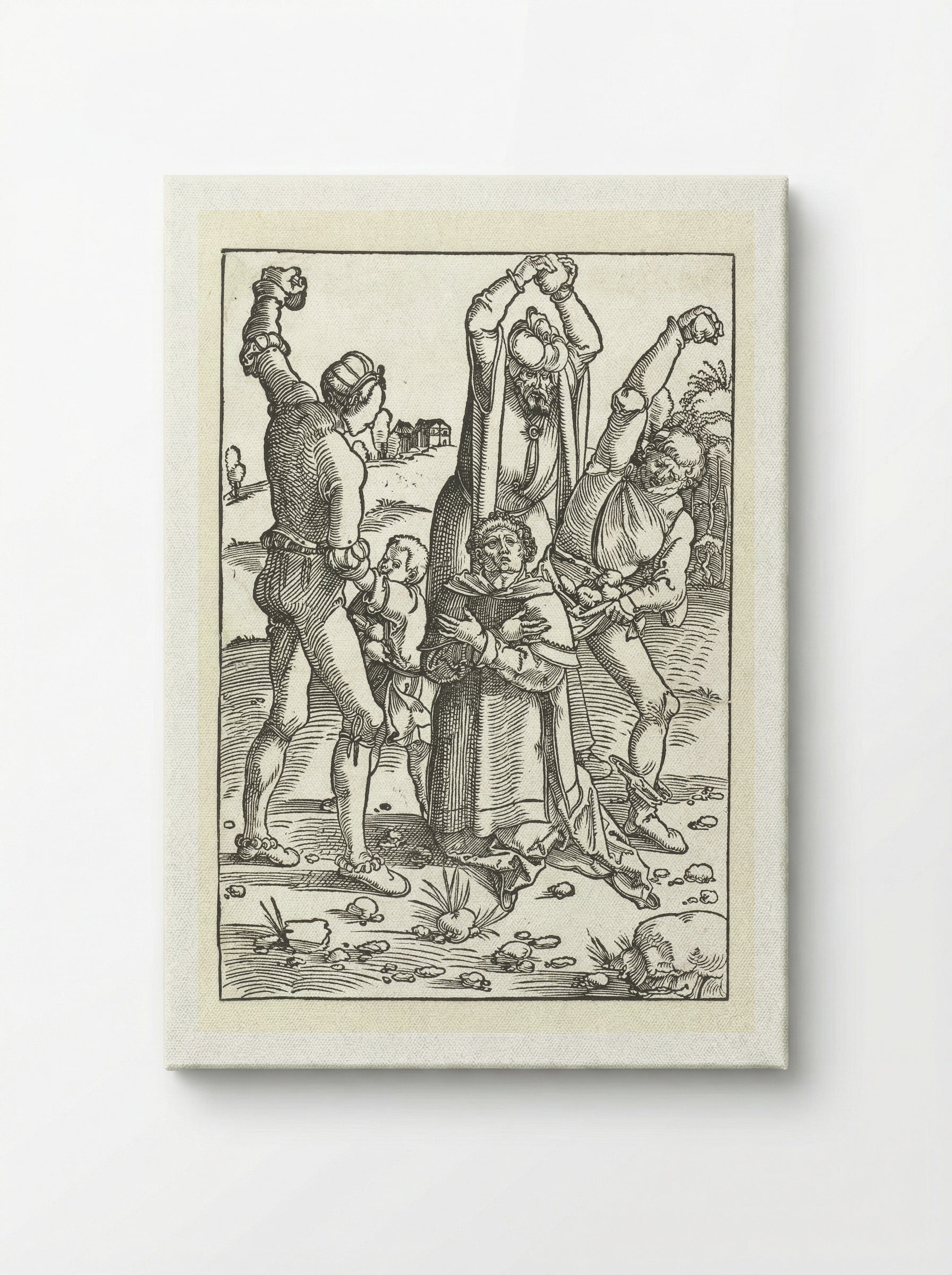 The Stoning of Saint Stephen - Hans Baldung Grien - Canvas