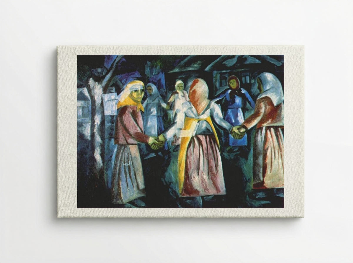 Round Dance - Natalia Goncharova - Canvas