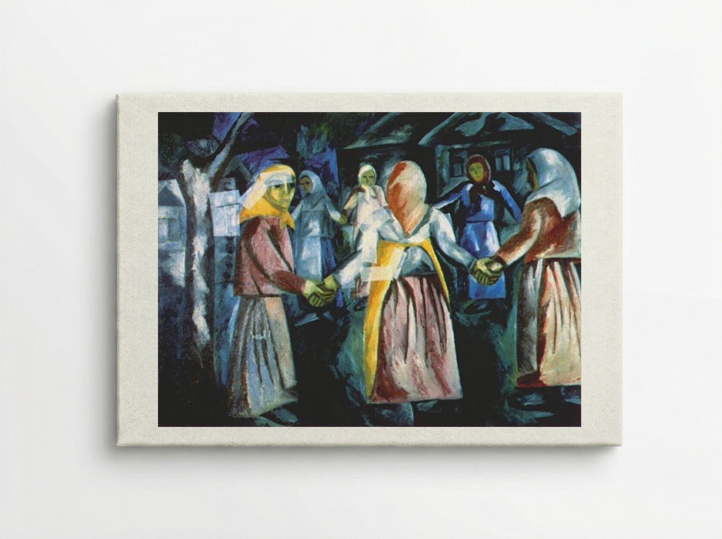 Round Dance - Natalia Goncharova - Canvas