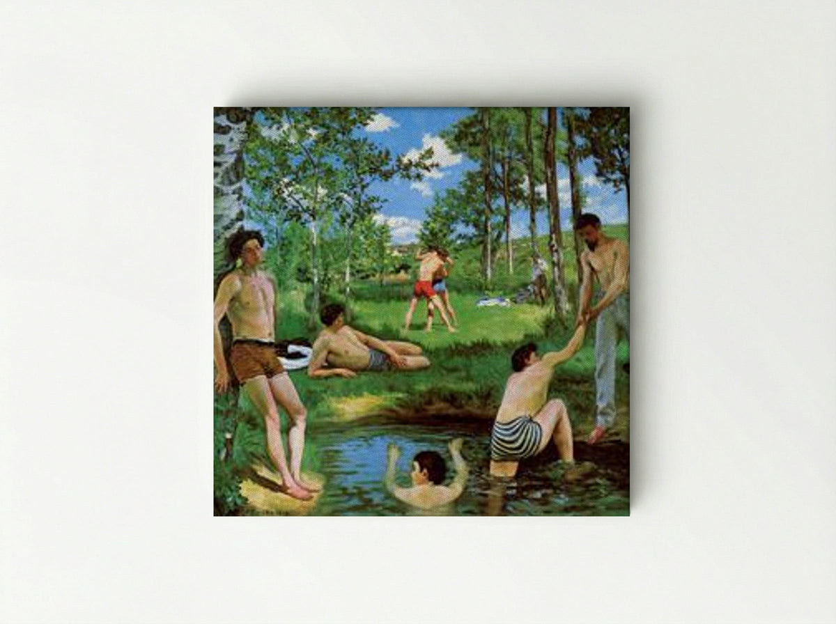 Bathers (Summer Scene) - Frederic Bazille - Canvas