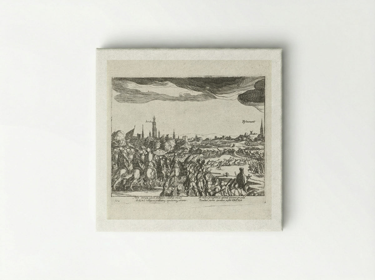 Slag bij Rijmenam, 1578 - Simon Frisius - Canvas