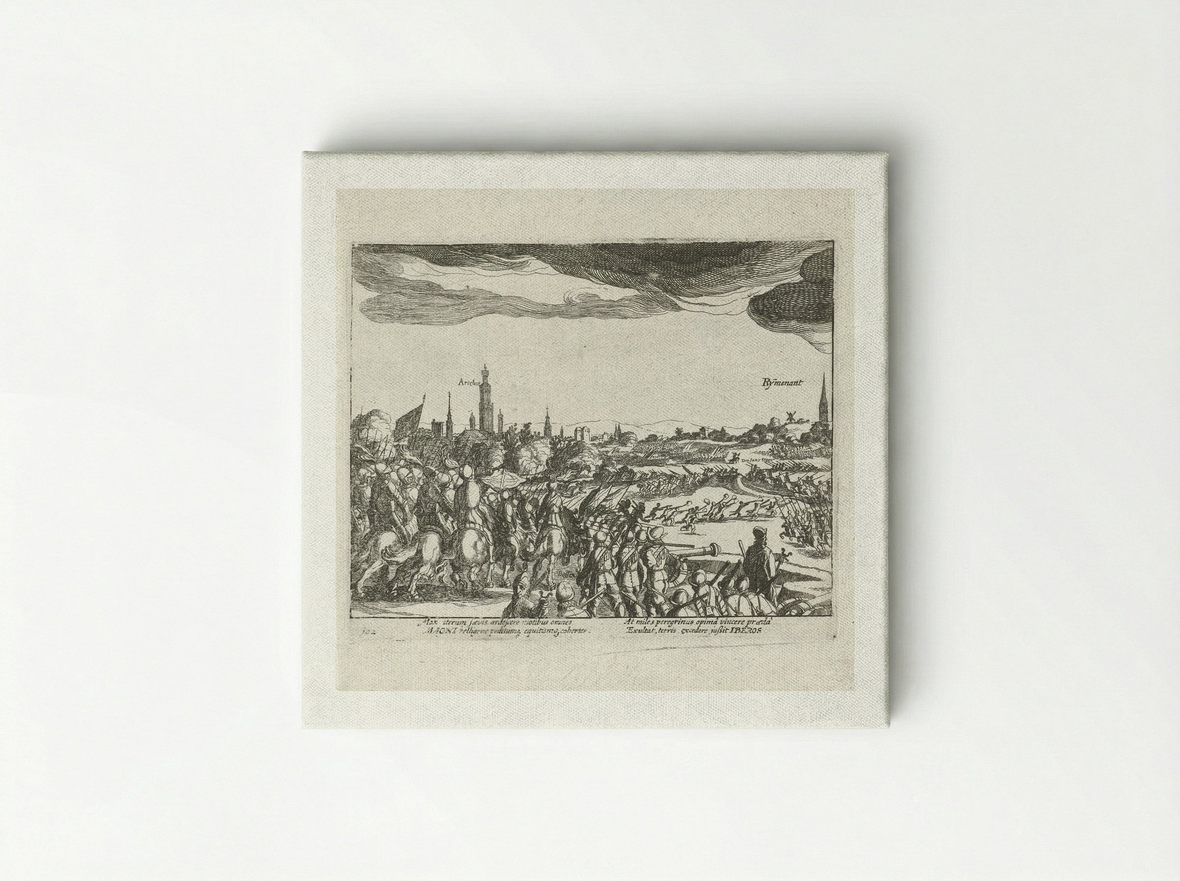 Slag bij Rijmenam, 1578 - Simon Frisius - Canvas