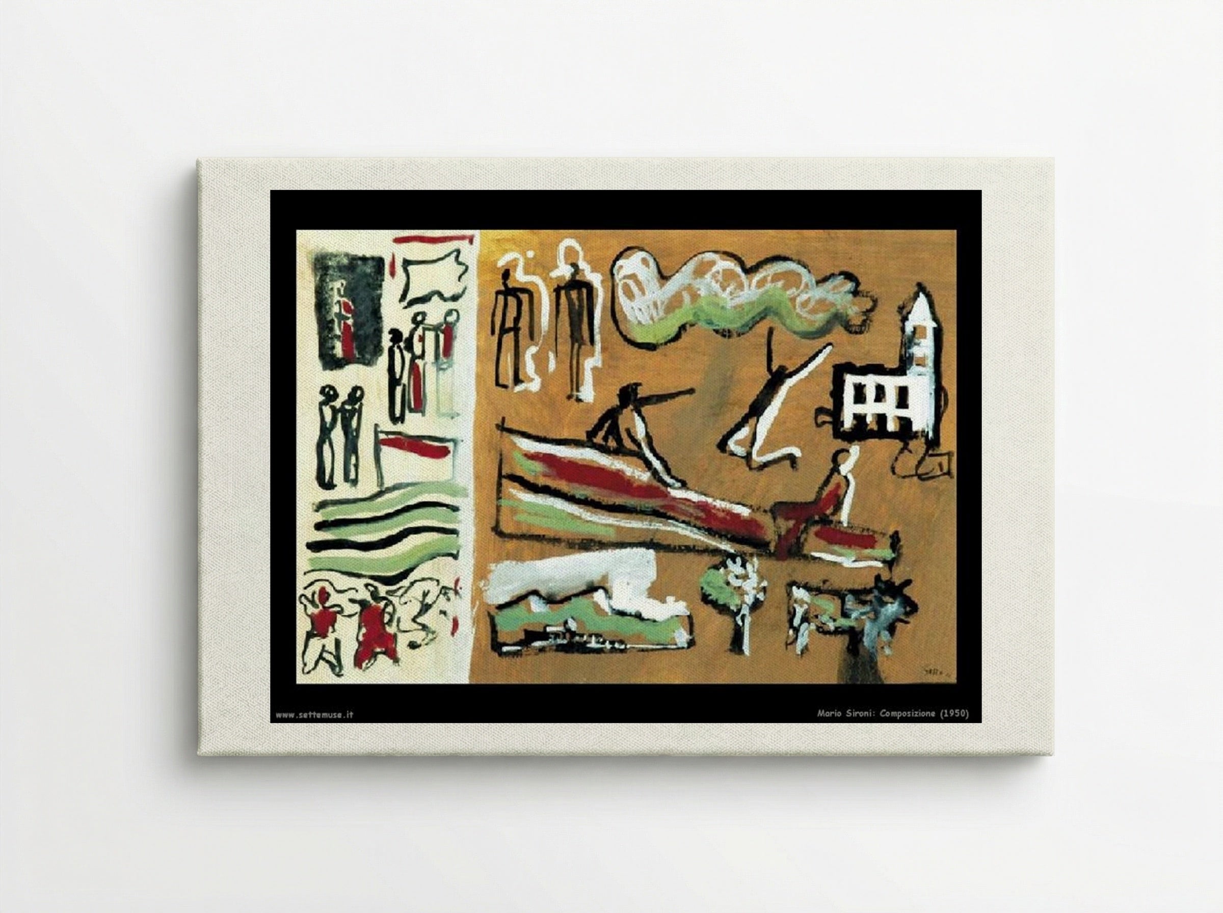 Composition - Mario Sironi - Canvas
