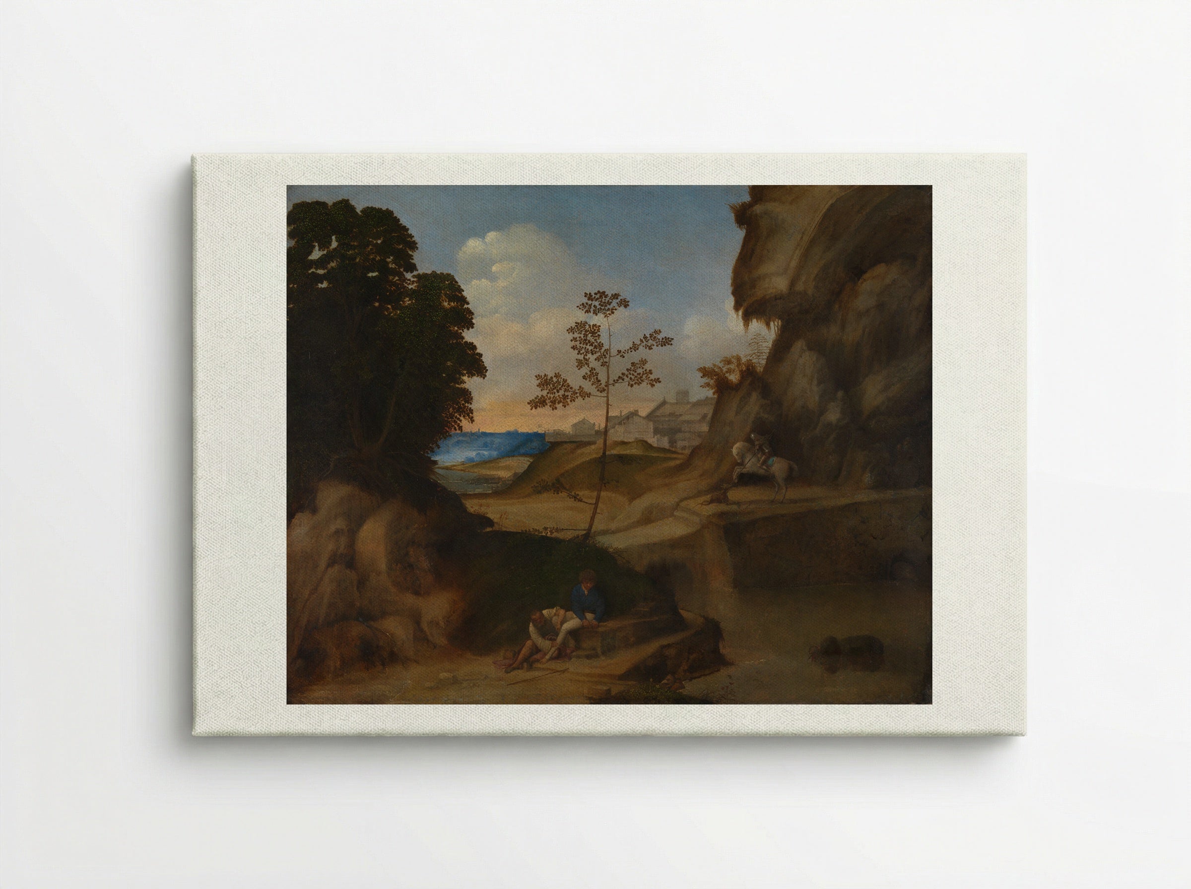 The Sunset - Giorgione - Canvas