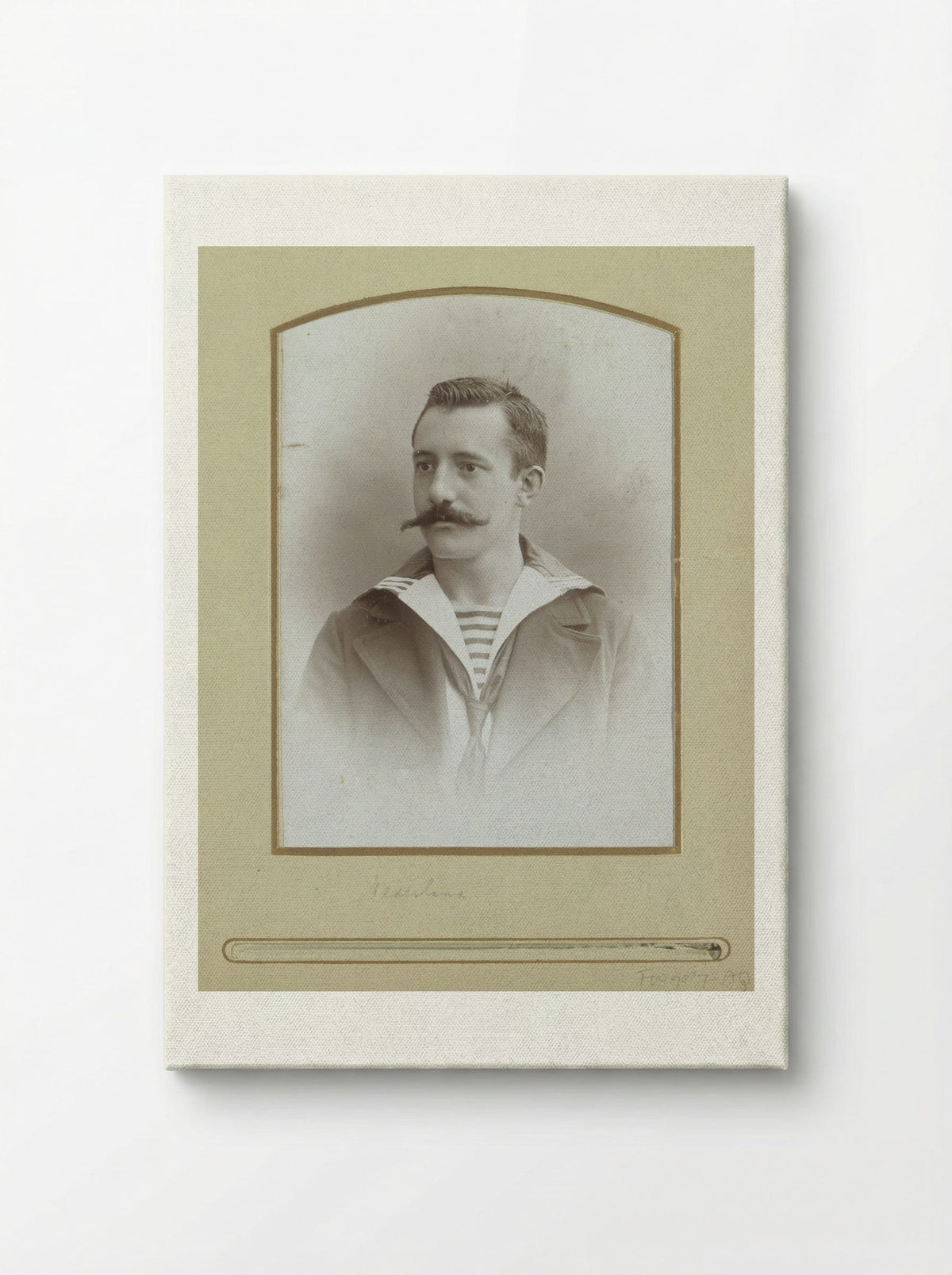 Portrait of a Dutch Sailor - Machiel Hendricus Laddé - Canvas