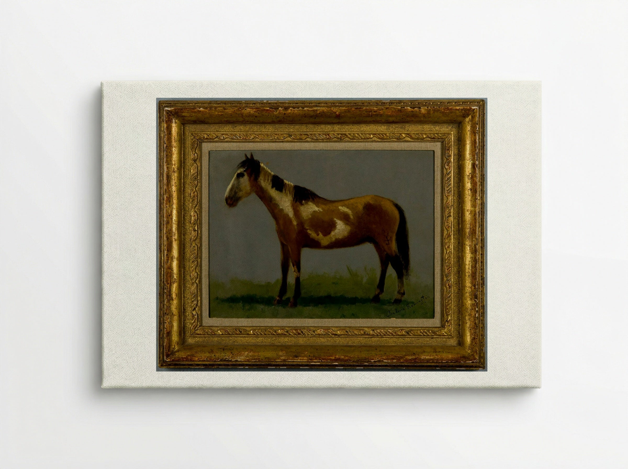 Plains Pony - Frederic Remington - Canvas