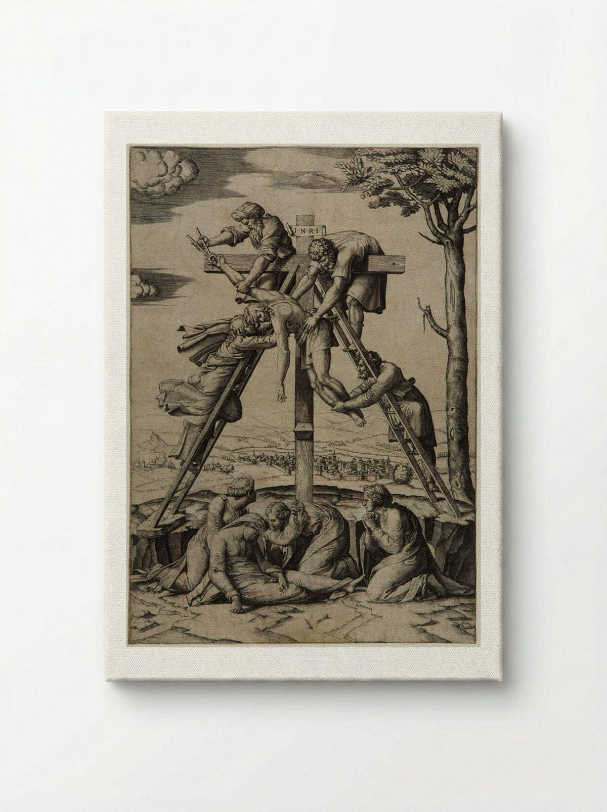 The Deposition from the Cross - Marcantonio Raimondi - Canvas