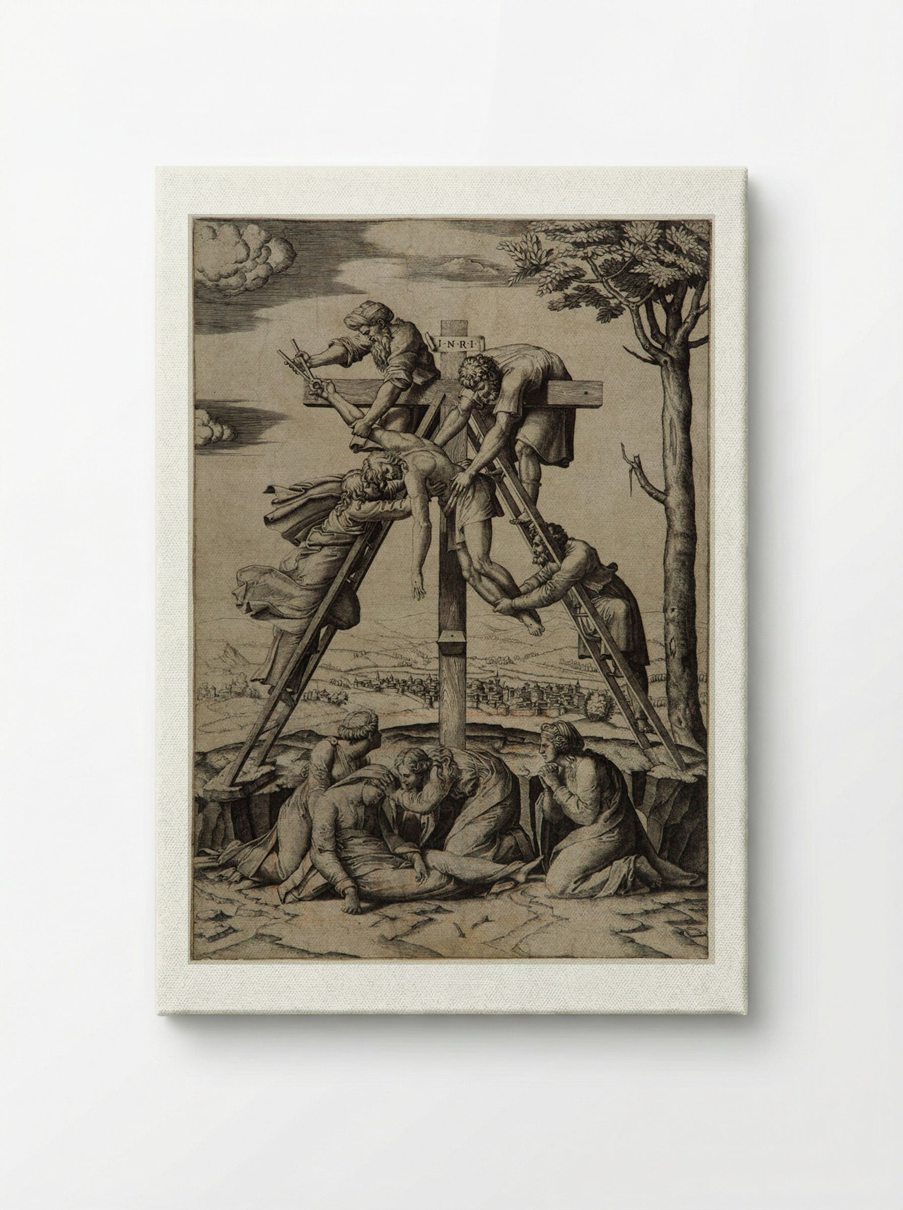The Deposition from the Cross - Marcantonio Raimondi - Canvas