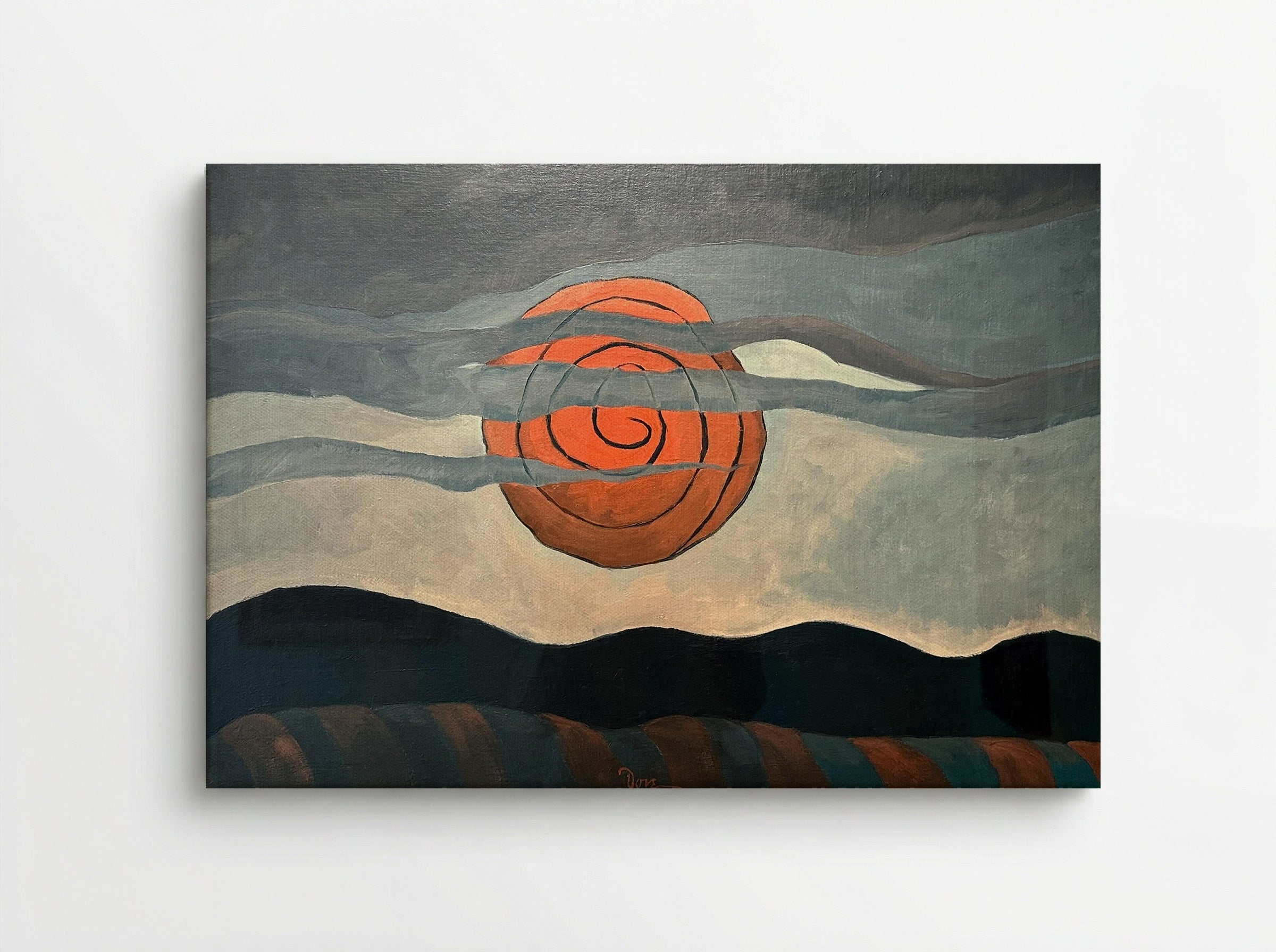 Red Sun - Arthur Dove - Canvas