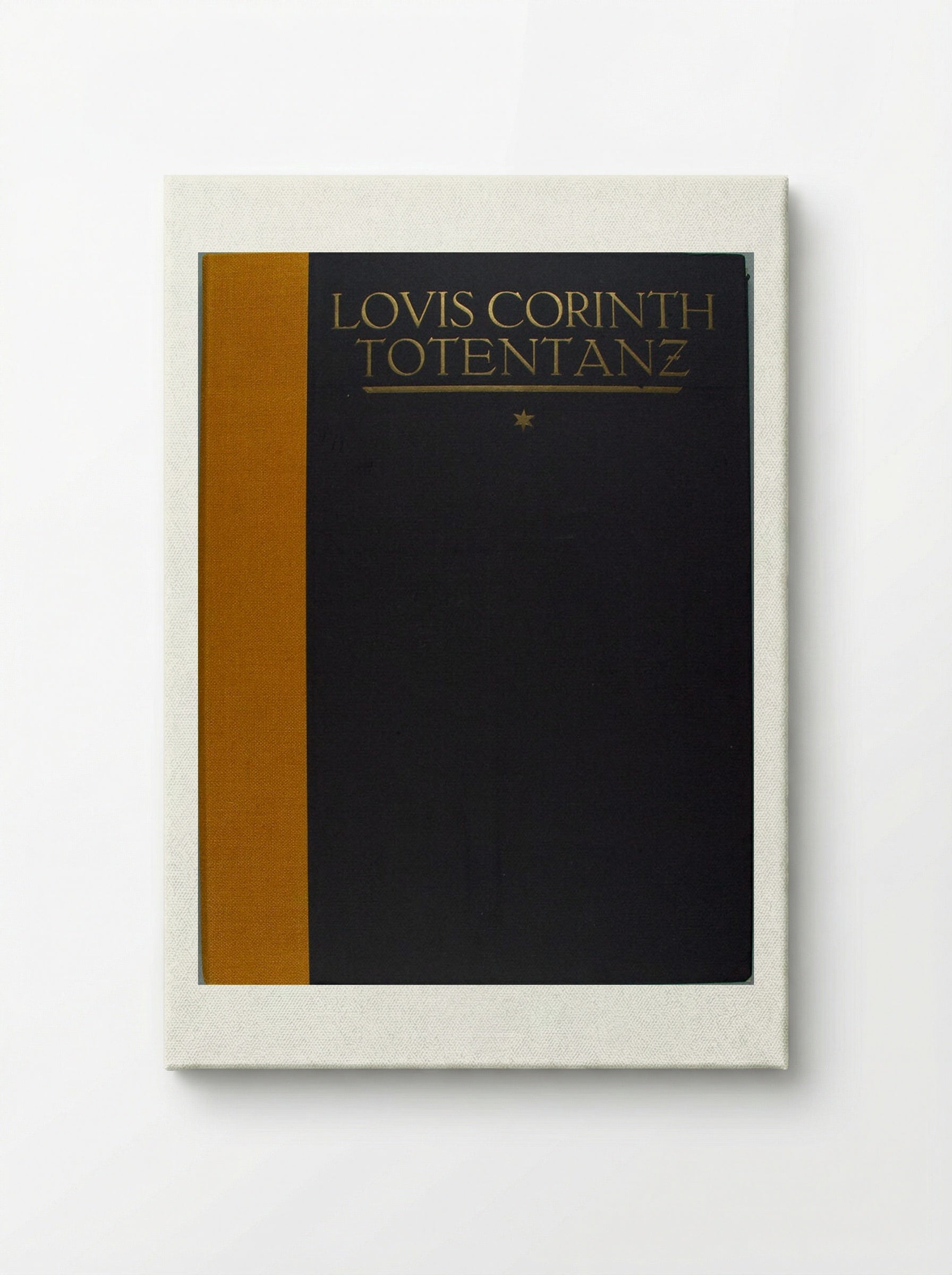 Totentanz (Dance of Death) Portfolio Cover - Lovis Corinth - Canvas