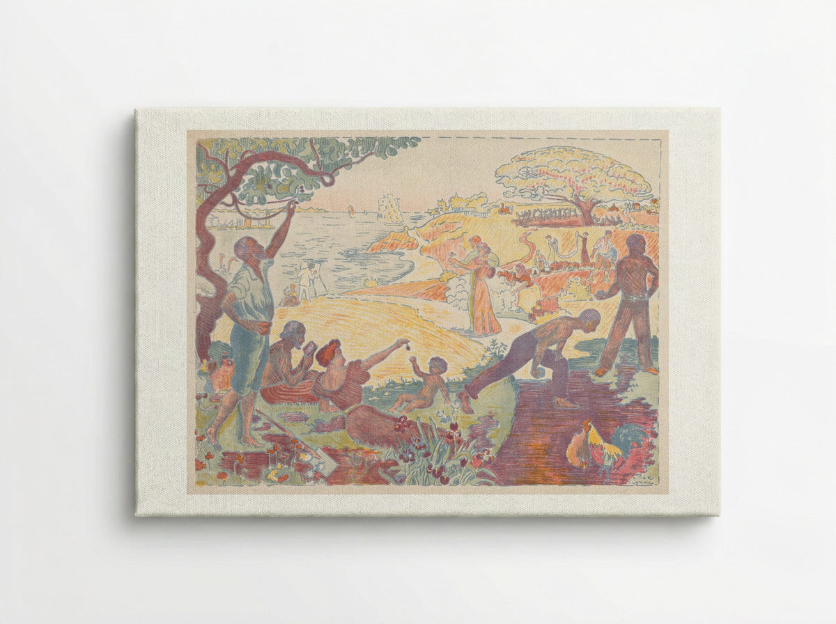In the Time of Harmony - Paul Signac - Canvas