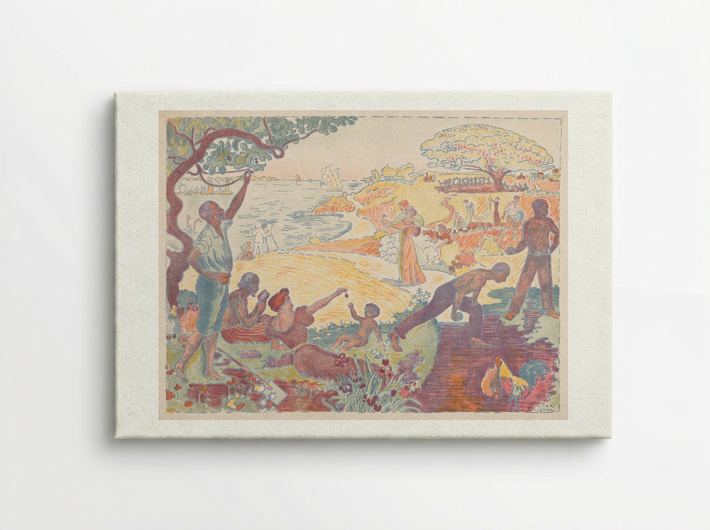In the Time of Harmony - Paul Signac - Canvas