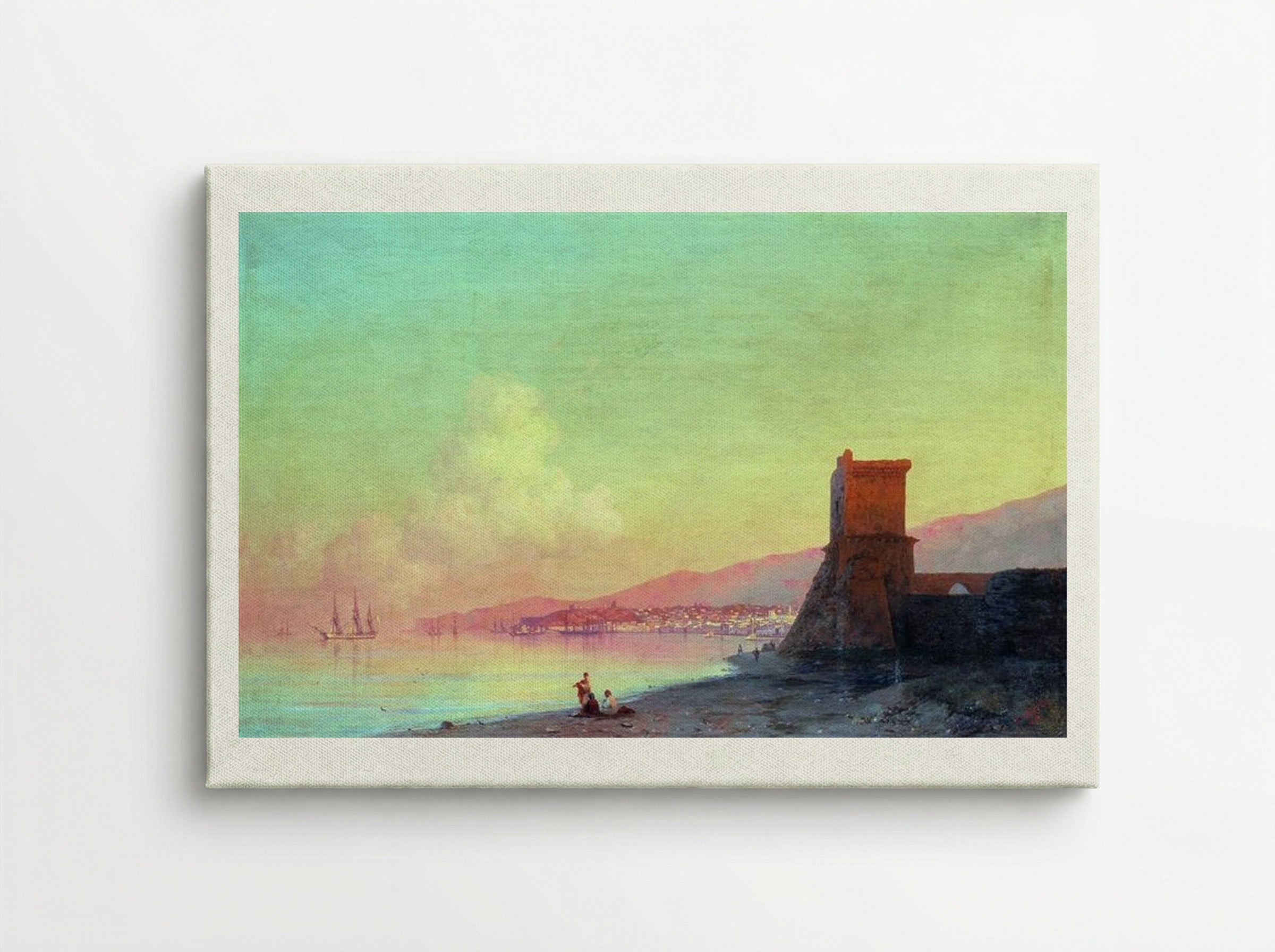 Sunrise in Feodosia - Ivan Aivazovsky - Canvas