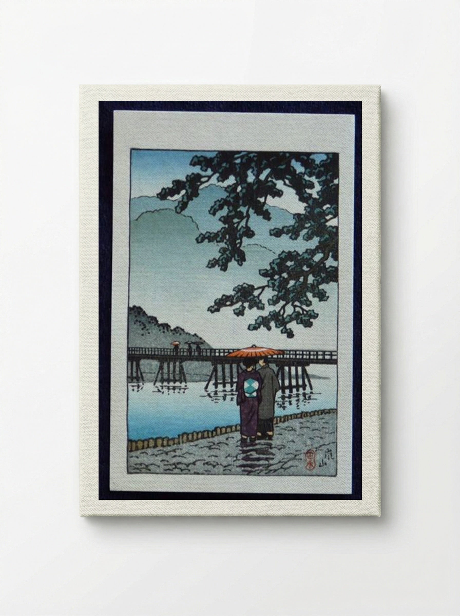 Light Rain at Arishiyama - Hasui Kawase - Canvas