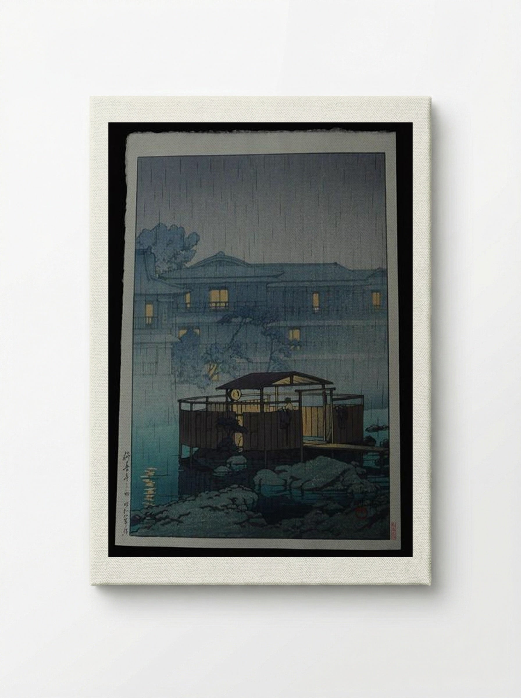 Rain at Shuzenji Spa - Hasui Kawase - Canvas