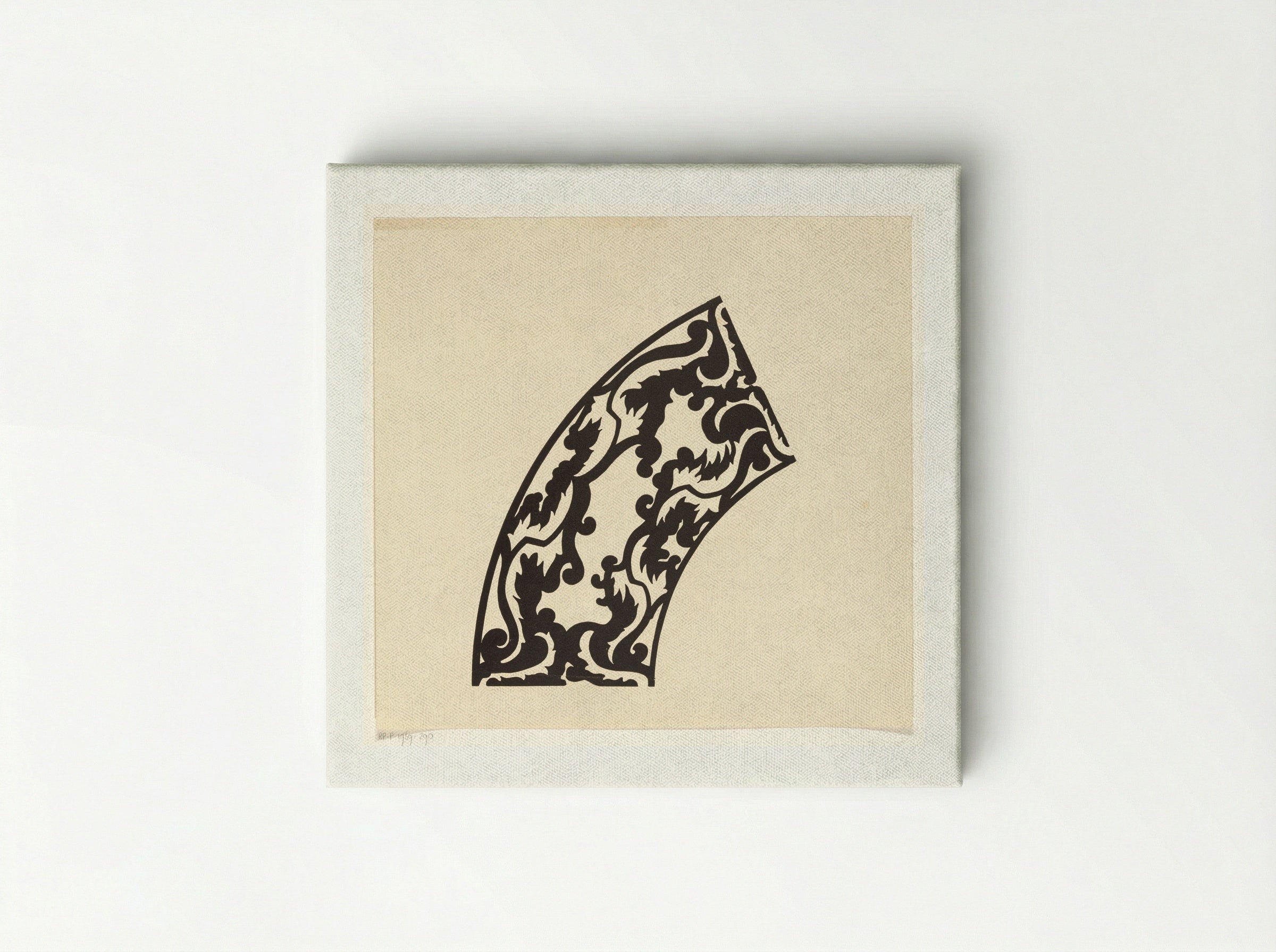 Siermotief - Carel Adolph Lion Cachet - Canvas