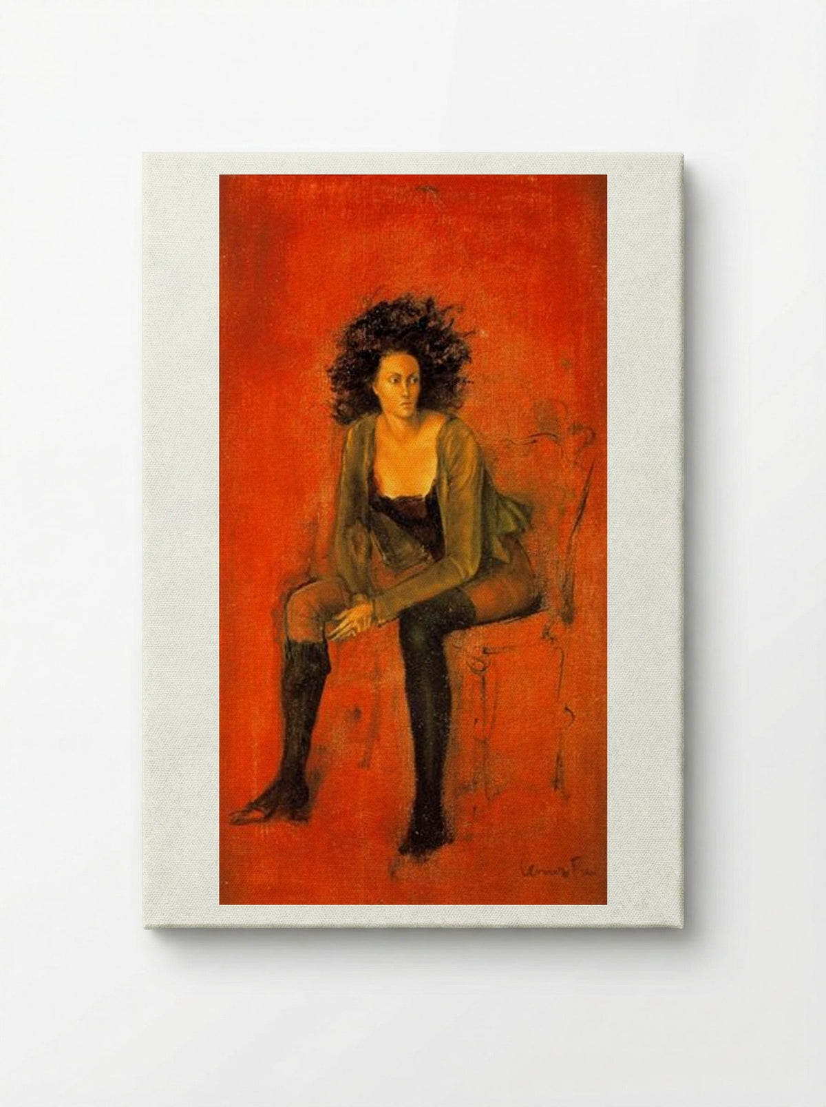 Portrait de Meret Oppenheim - Leonor Fini - Canvas