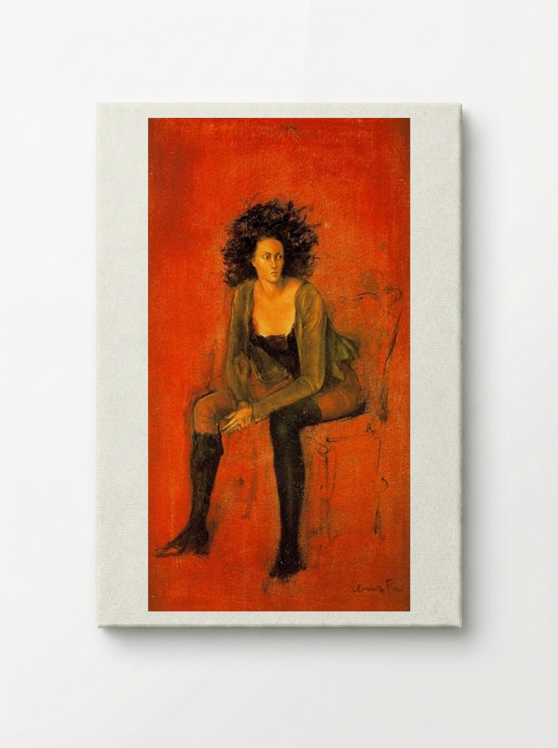 Portrait de Meret Oppenheim - Leonor Fini - Canvas